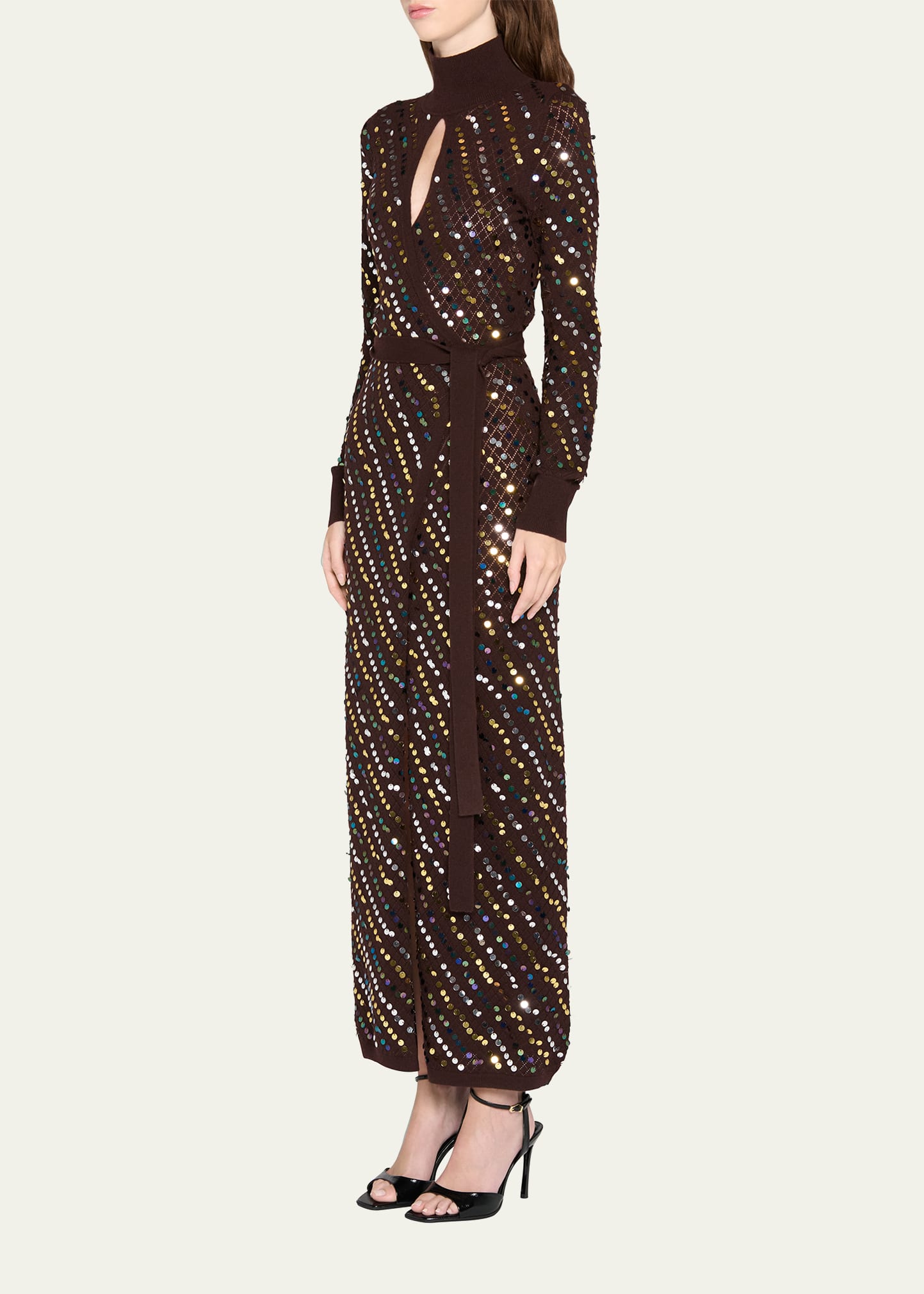 Diane von Furstenberg x Henry Zankov Murray Sequin Pointelle Knit