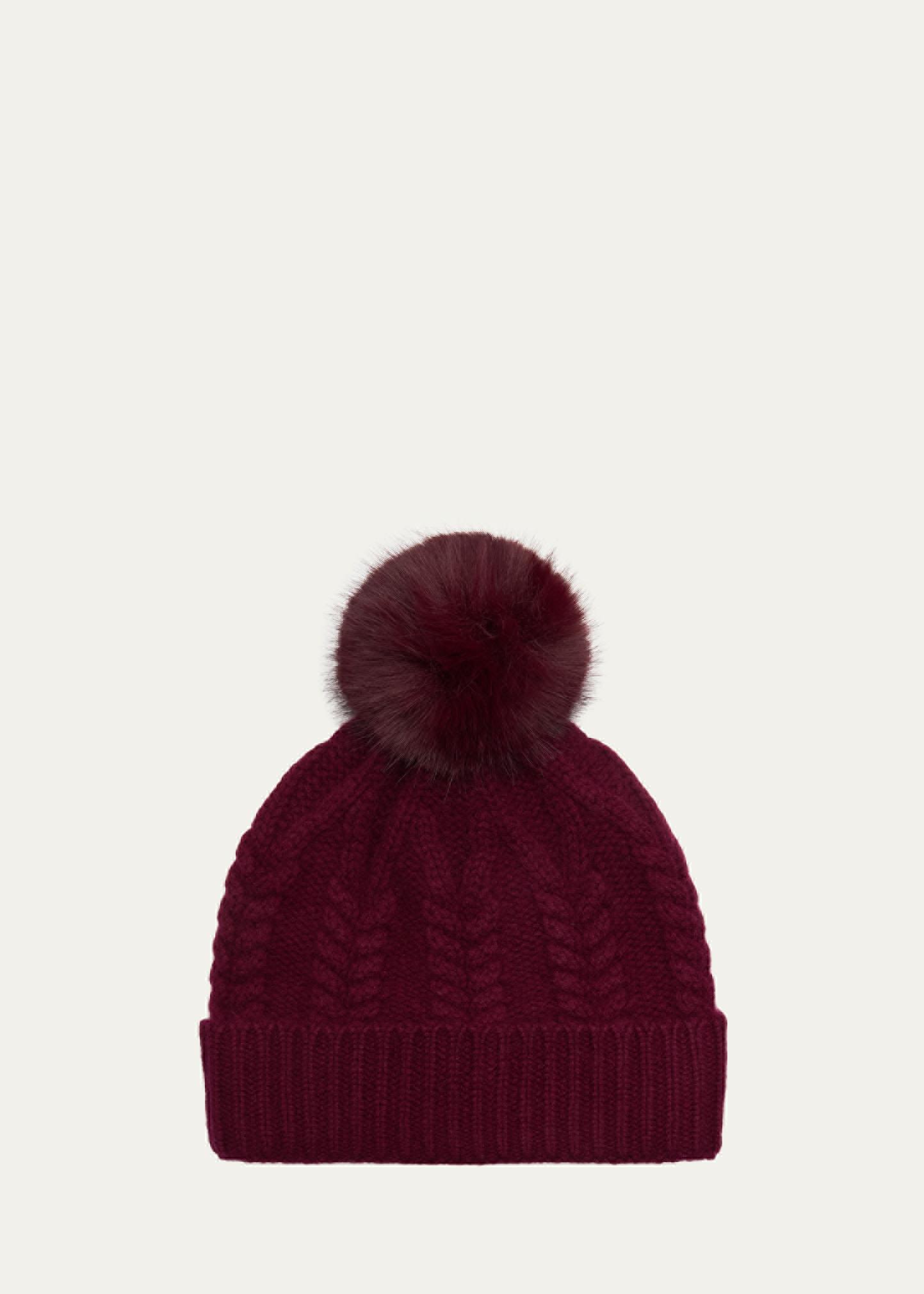 Sofia cashmere beanie Sofia Cashmere Cashmere Blend Sequin Beanie - Bergdorf Goodman main image 4