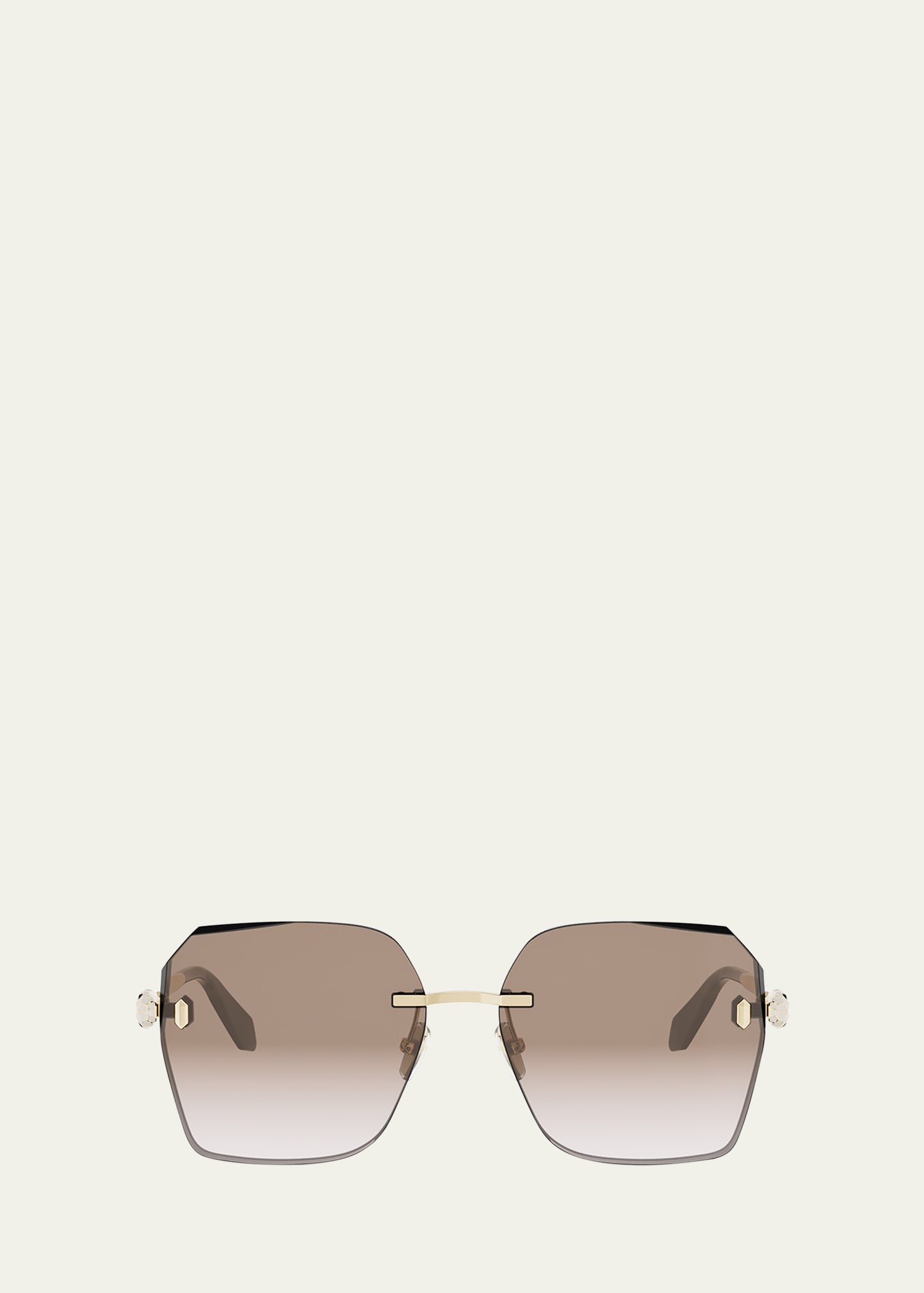 BVLGARI サングラス BVLGARI Serpenti Forever 58mm Square Sunglasses - Bergdorf Goodman
