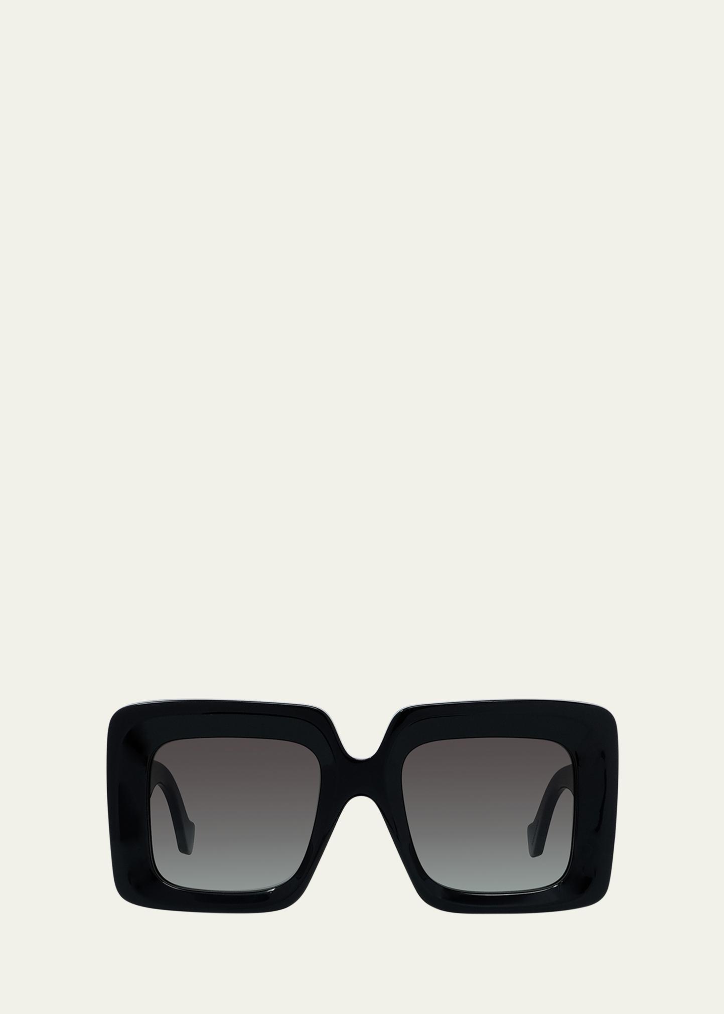 LOEWE Anagram 51mm Oversized Square Sunglasses - Bergdorf Goodman
