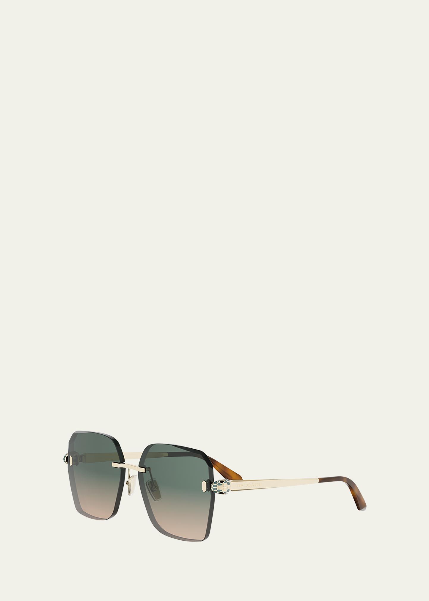BVLGARI Serpenti Forever 58mm Square Sunglasses - Bergdorf 