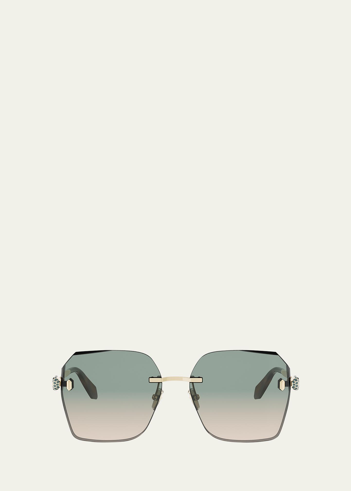 BVLGARI Serpenti Forever 58mm Square Sunglasses - Bergdorf Goodman