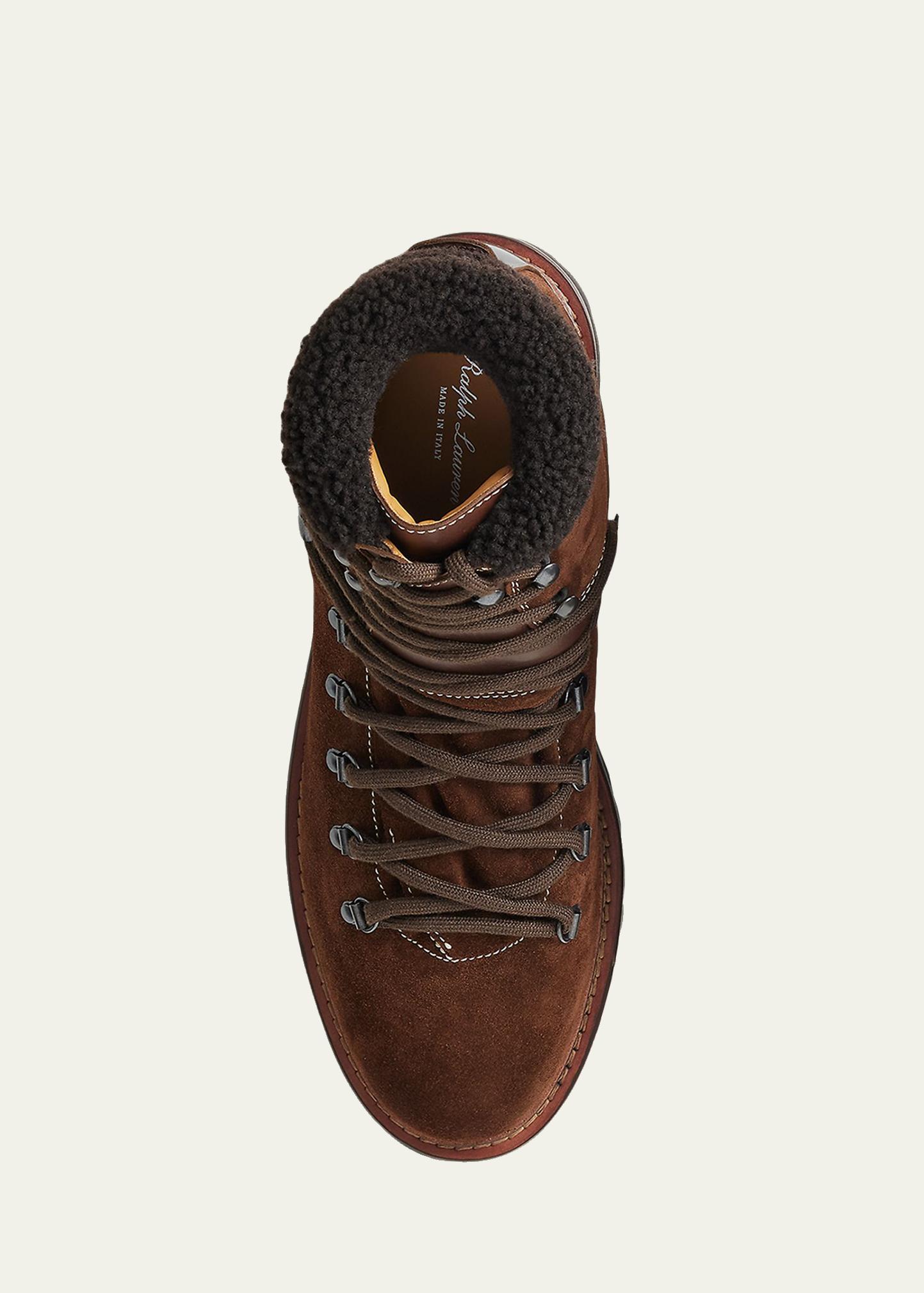 Ralph Lauren Suede Chukka Boots Mens 9D Italy Made Brown Lace Ankle Purple Label Ralph Lauren Purple Label - Wellington Burnished Calfskin Boot main image 2