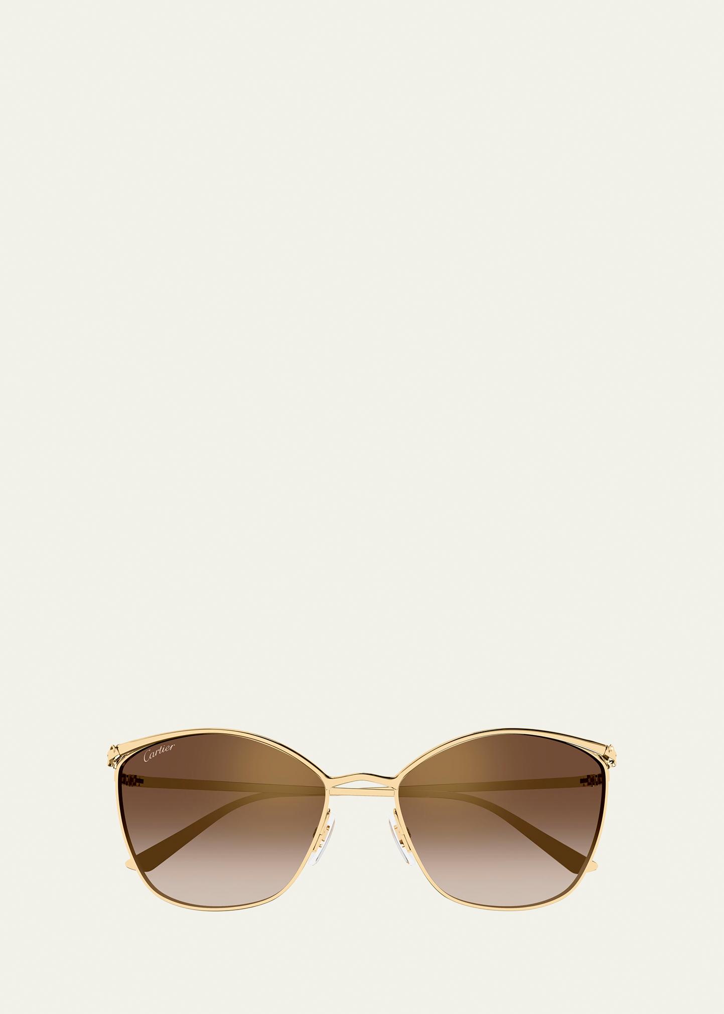 Cartierサングラス Cartier Panthère de Cartier 59mm Cat-Eye Sunglasses - Bergdorf Goodman