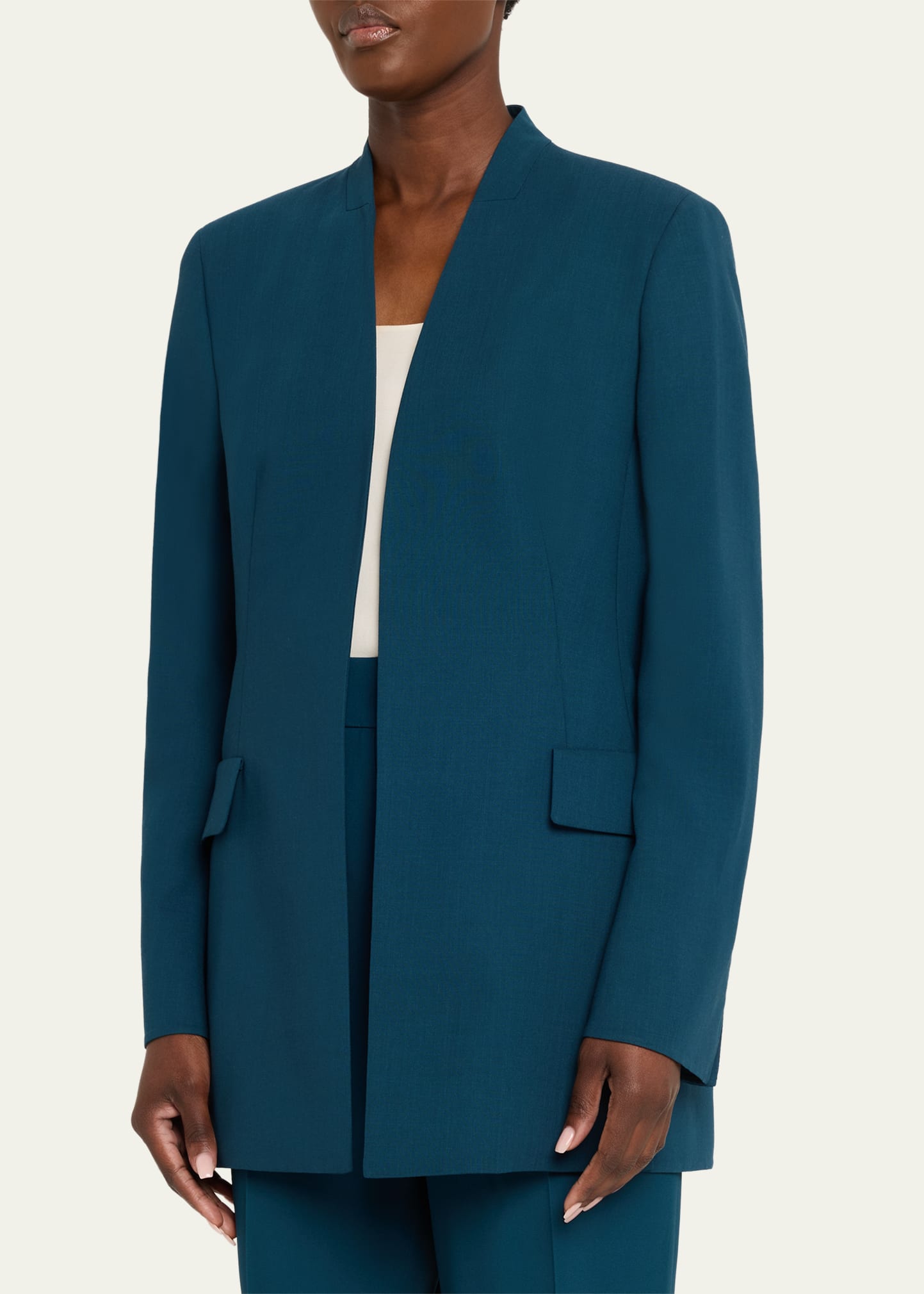 Akris Alvar Open Tailored Jacket - Bergdorf Goodman
