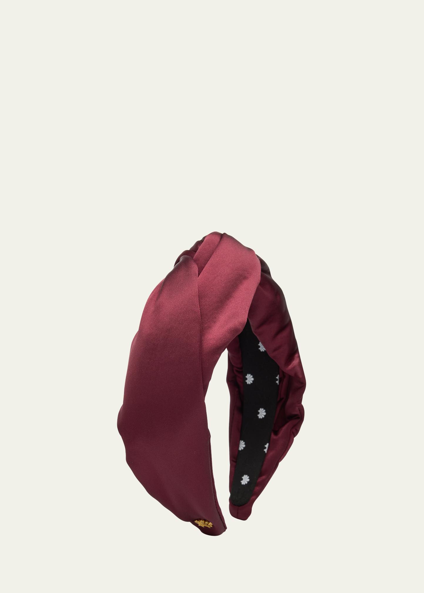 LELE SADOUGHI BURGUNDY VELOUR HEADBAND KNOTTED NWOT display picture 2
