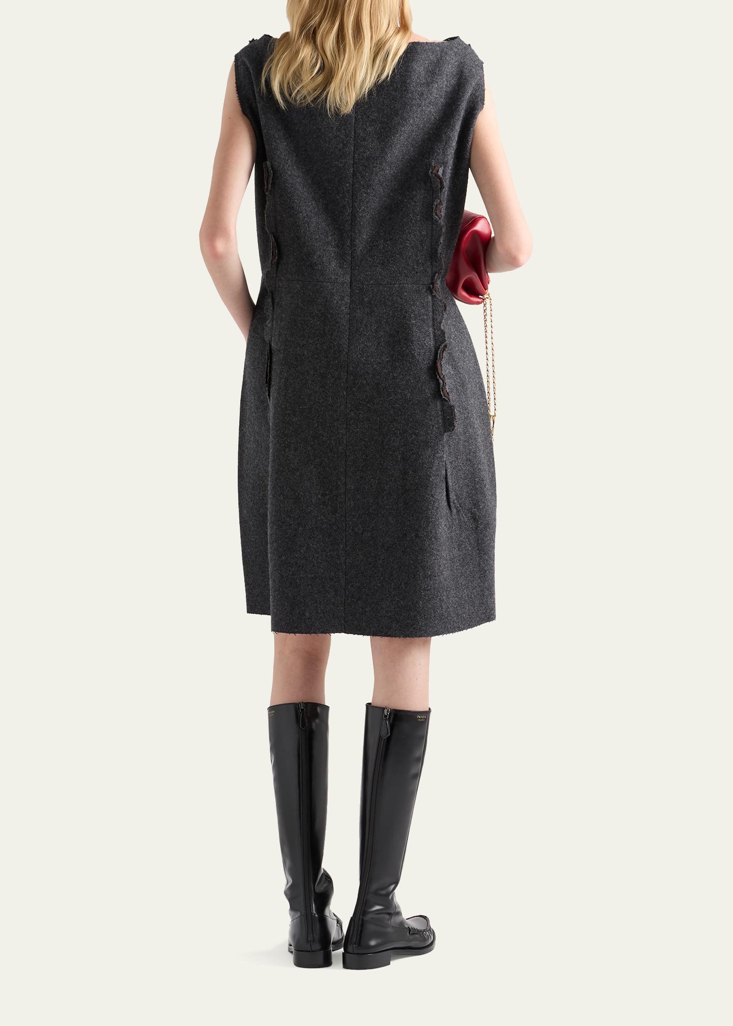 Prada Shetland Wool Dress - Bergdorf Goodman