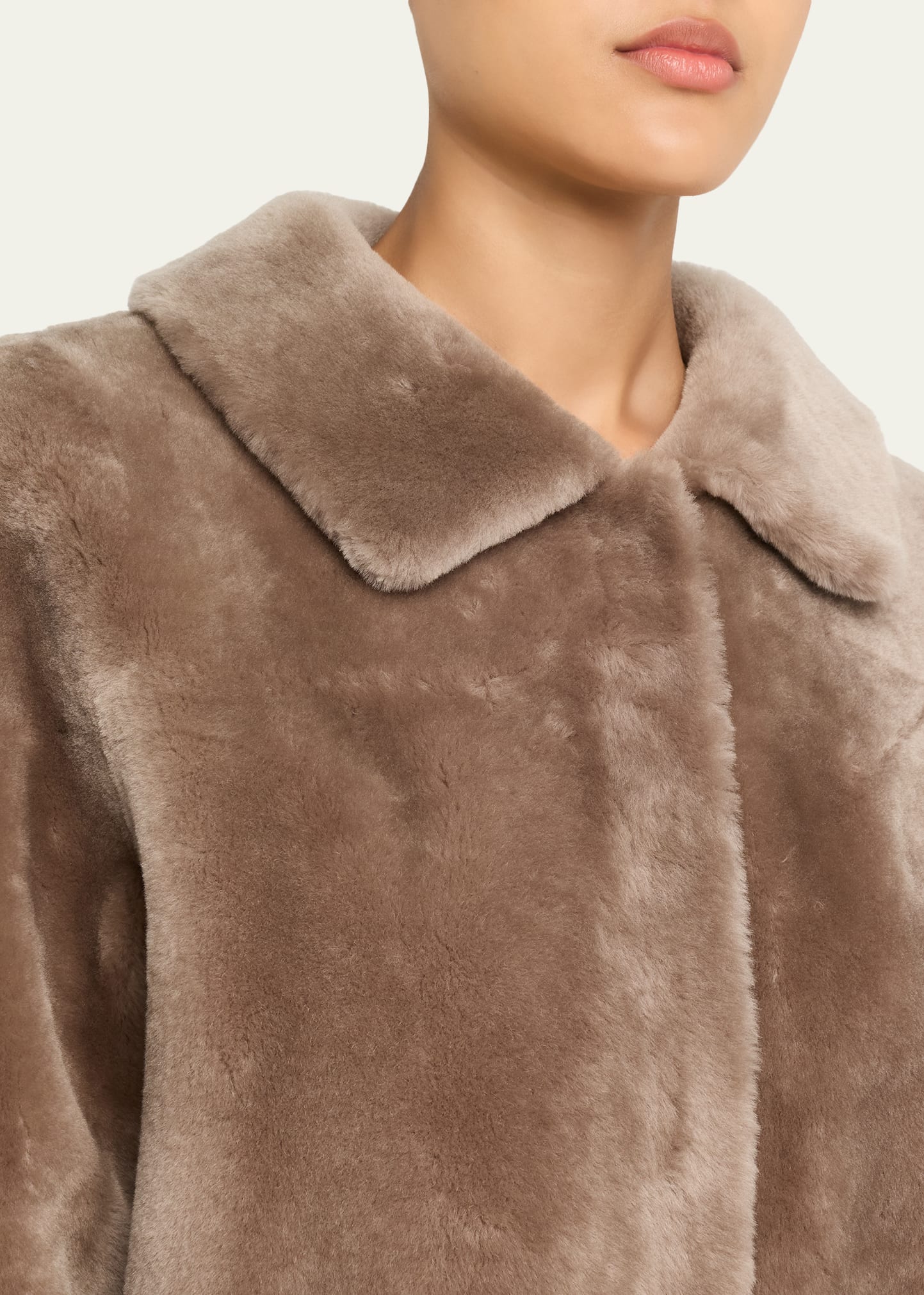 Fleurette Odette Reversible Cropped Shearling Jacket - Bergdorf