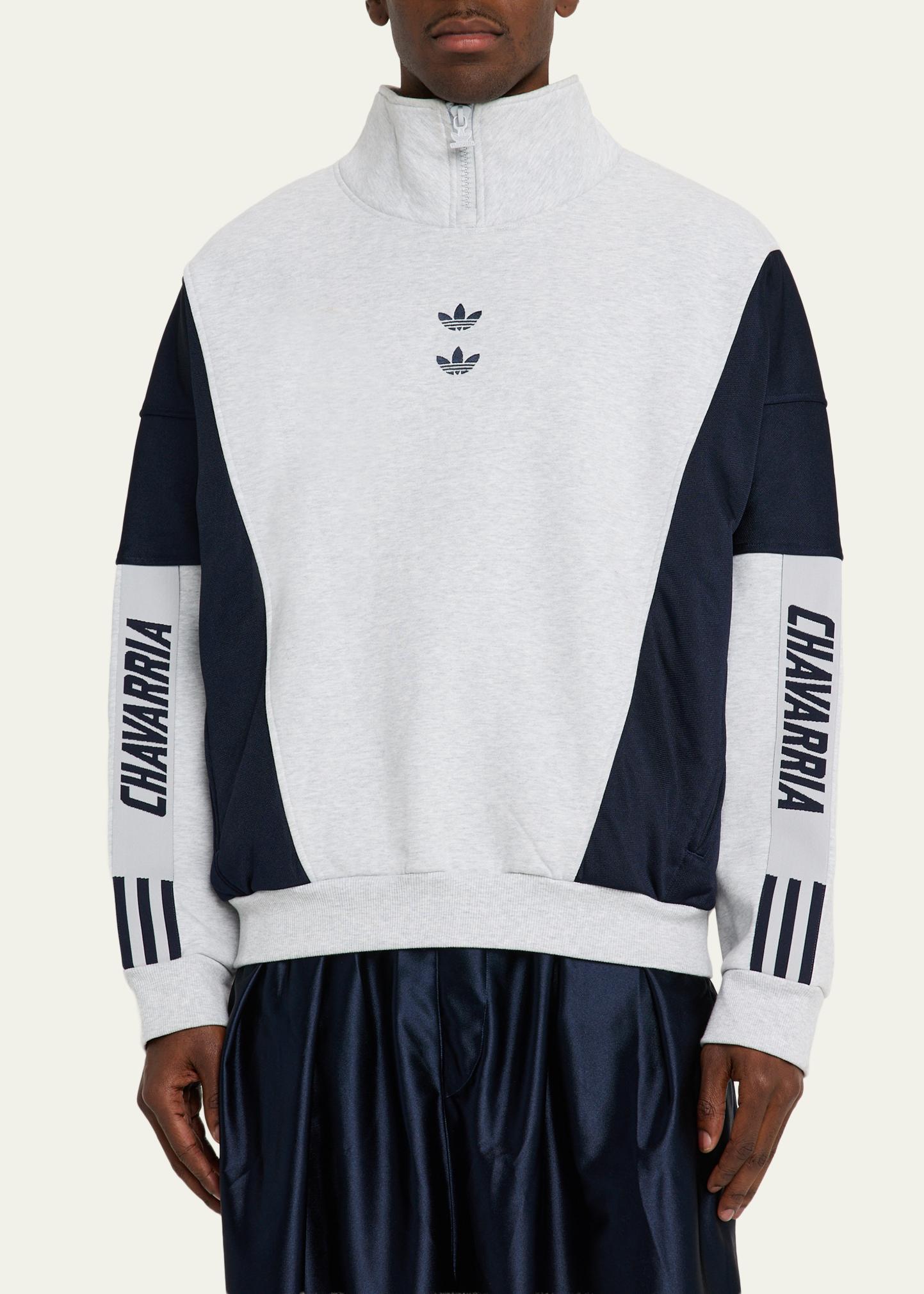 adidas x Willy Chavarria Men's Terry Watsonville Mock Neck Sweater