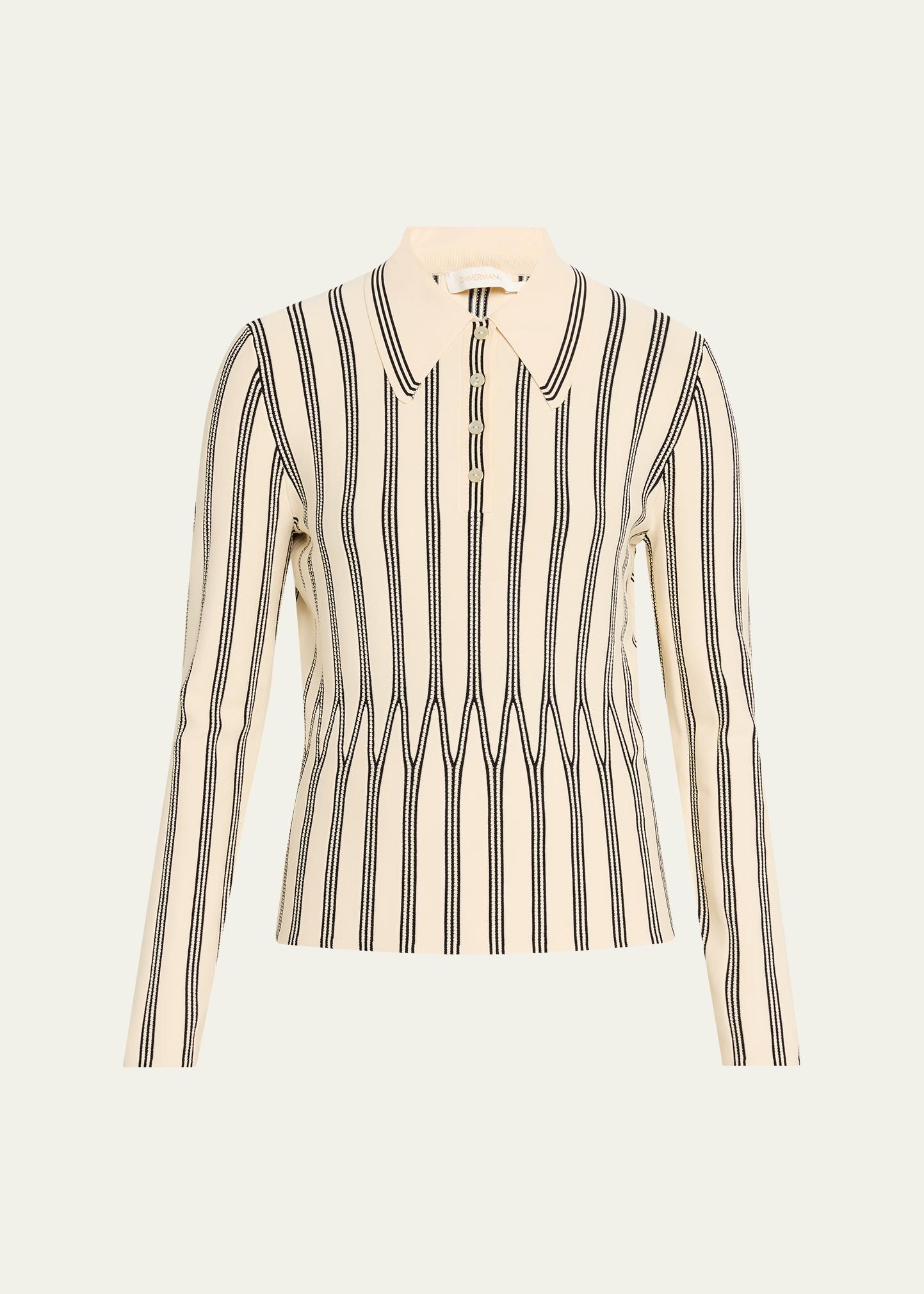 Zimmermann Rebellion Stripe Polo