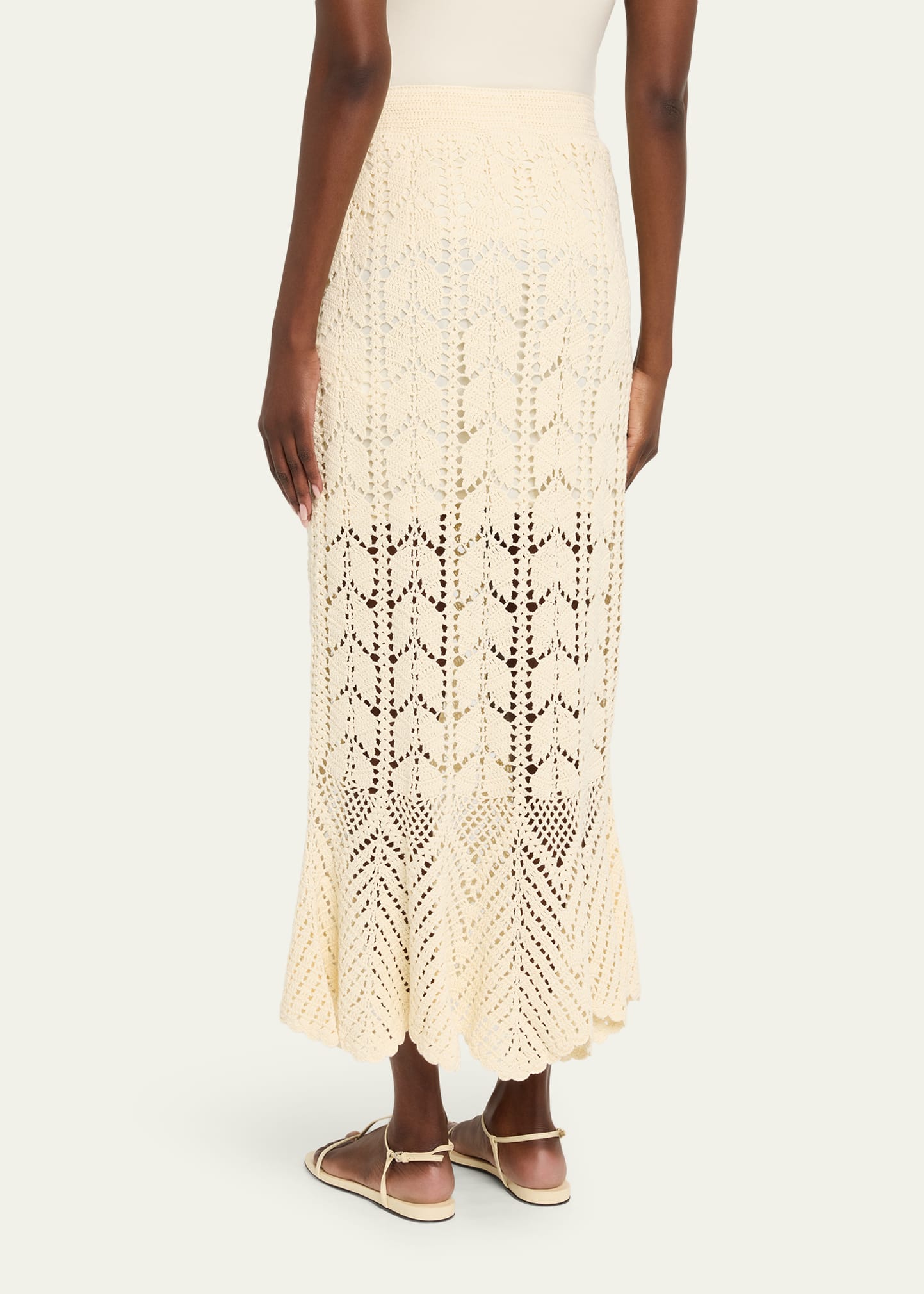 Zimmermann Awaken Lace Crochet Maxi Skirt - Bergdorf Goodman
