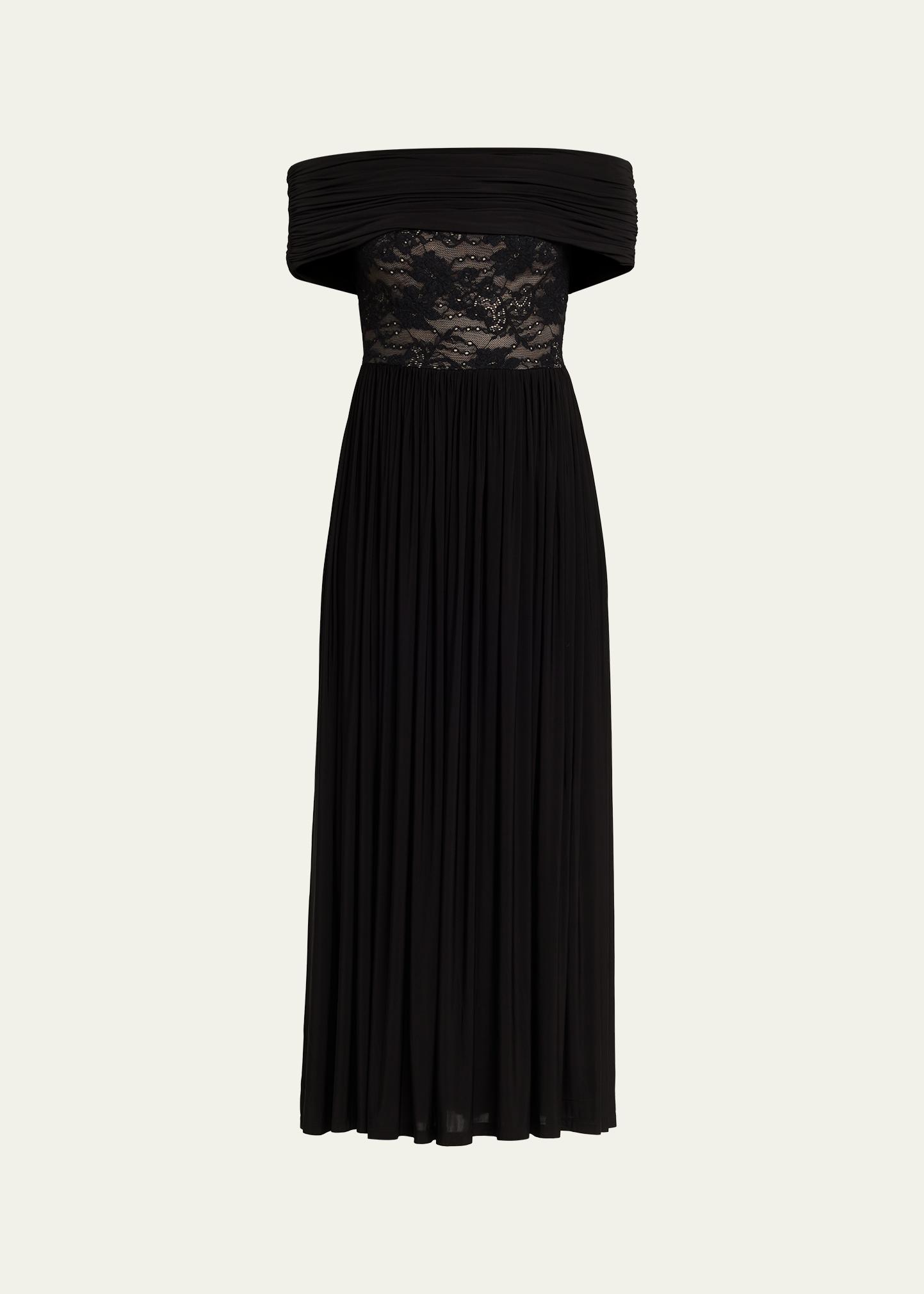 Zimmermann Rebellion Lace Off-Shoulder Dress