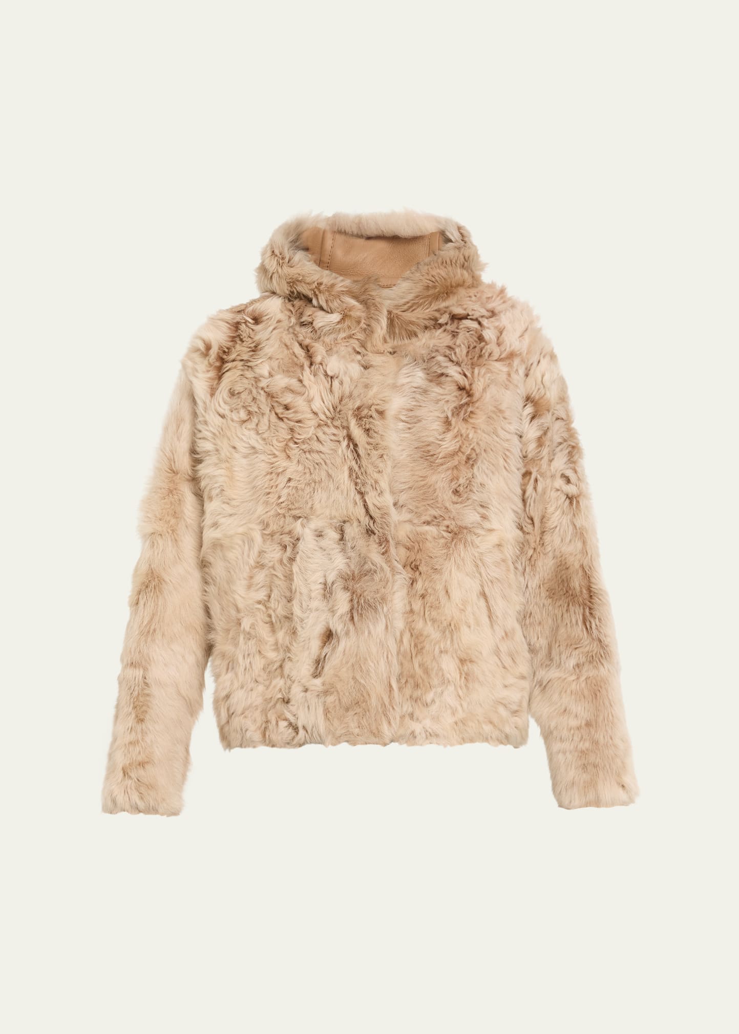 Yves Salomon Shearling Hoodie - Bergdorf Goodman