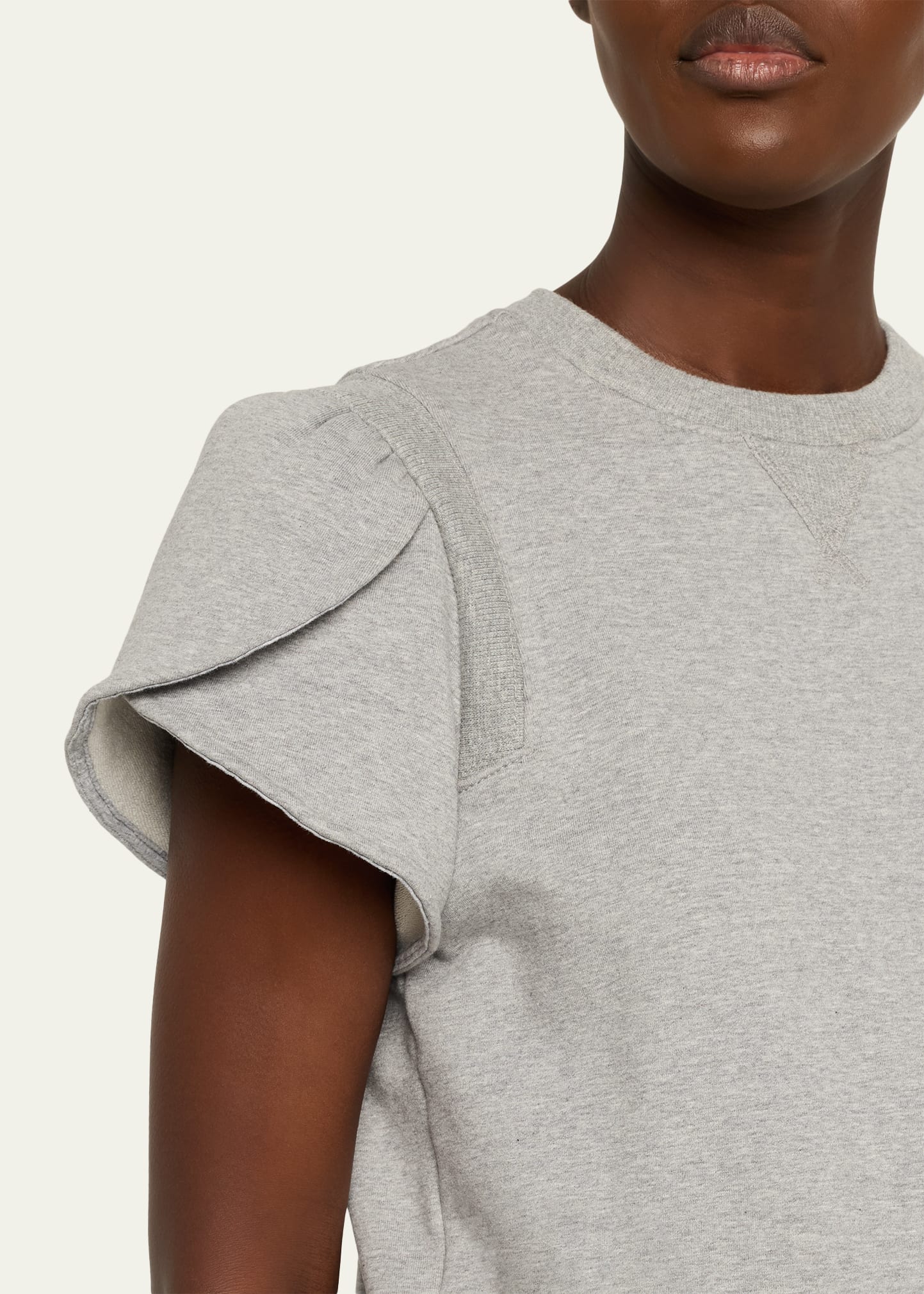 3.1 Phillip Lim French Terry Tulip-Sleeve Sweatshirt - Bergdorf