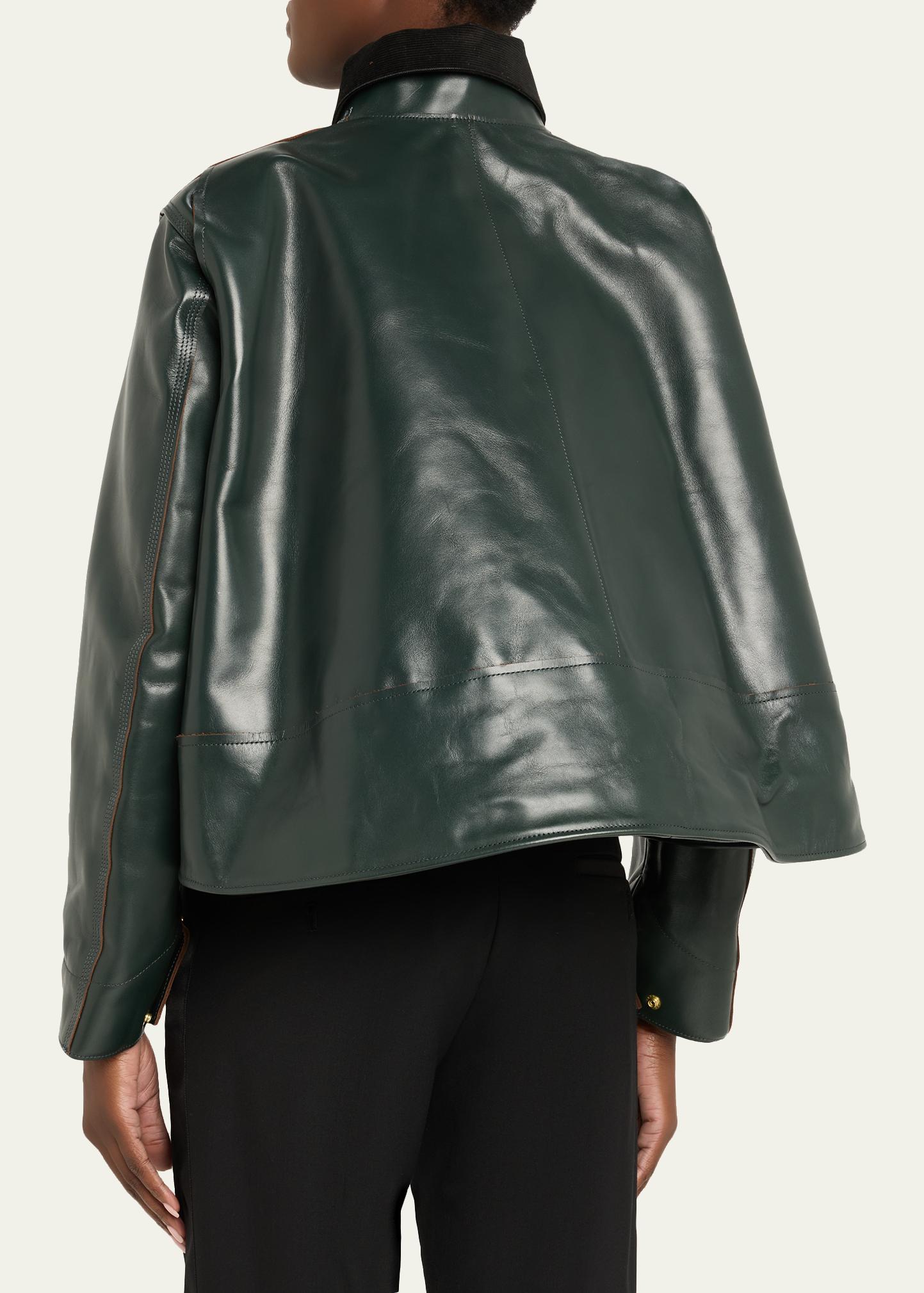 ジャケット・アウター Sacai x Carhartt WIP LeatherJK Green sz1