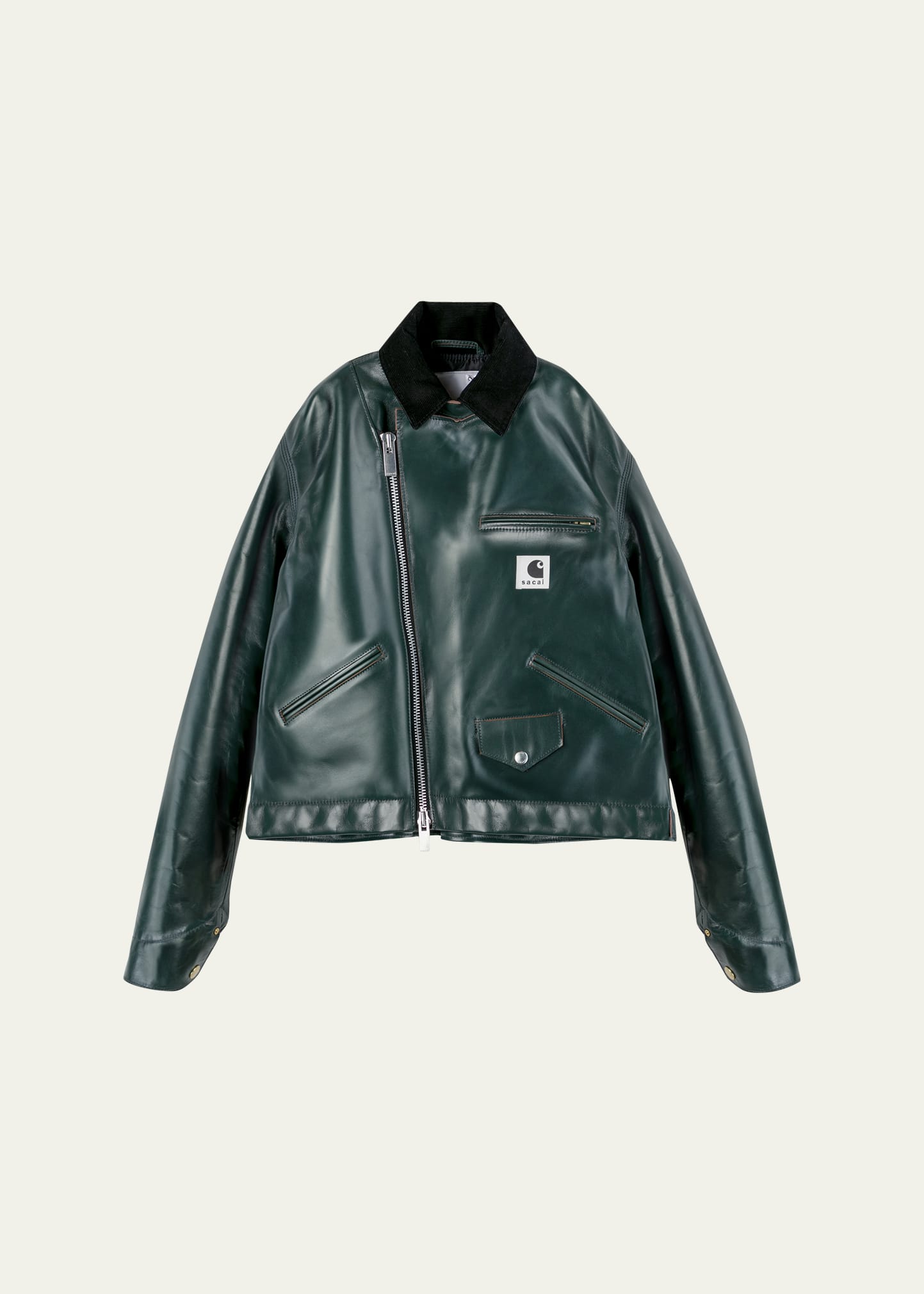 ☆美品☆ miesrohe mash leather jacket sacai ☆美品☆ miesrohe mash leather jacket sacai Sacai Leather Bomber