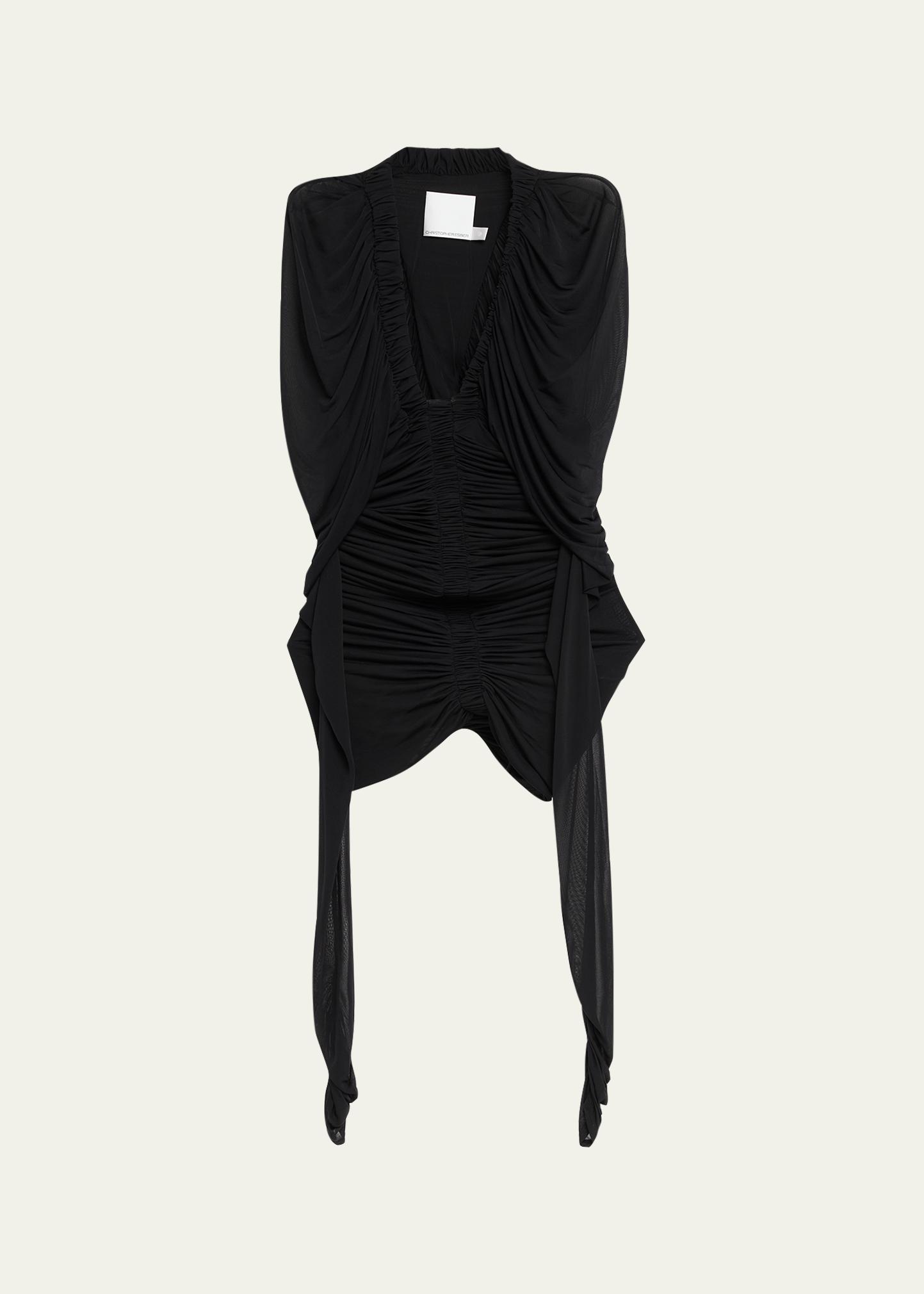 Christopher Esber Orion Pleated Mini Dress - Bergdorf Goodman