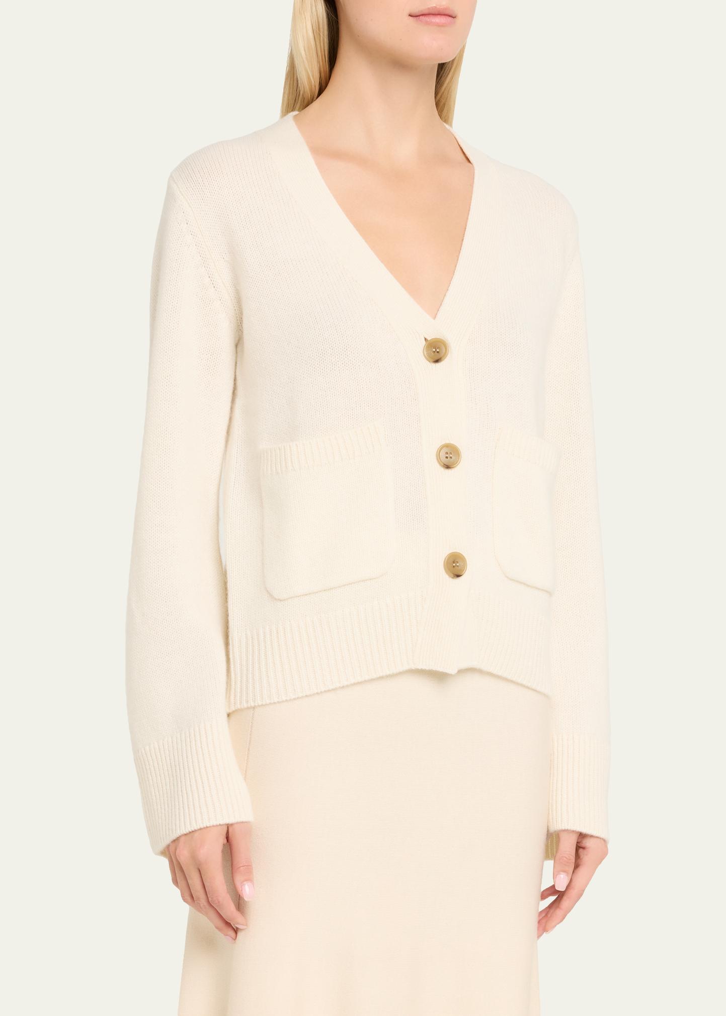 Lisa Yang Danni Cashmere V-Neck Cardigan - Bergdorf Goodman