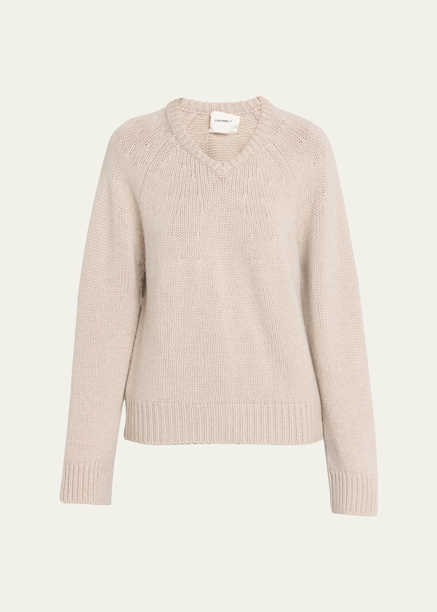 Lisa Yang Oia Cashmere V-Neck Sweater - Bergdorf Goodman