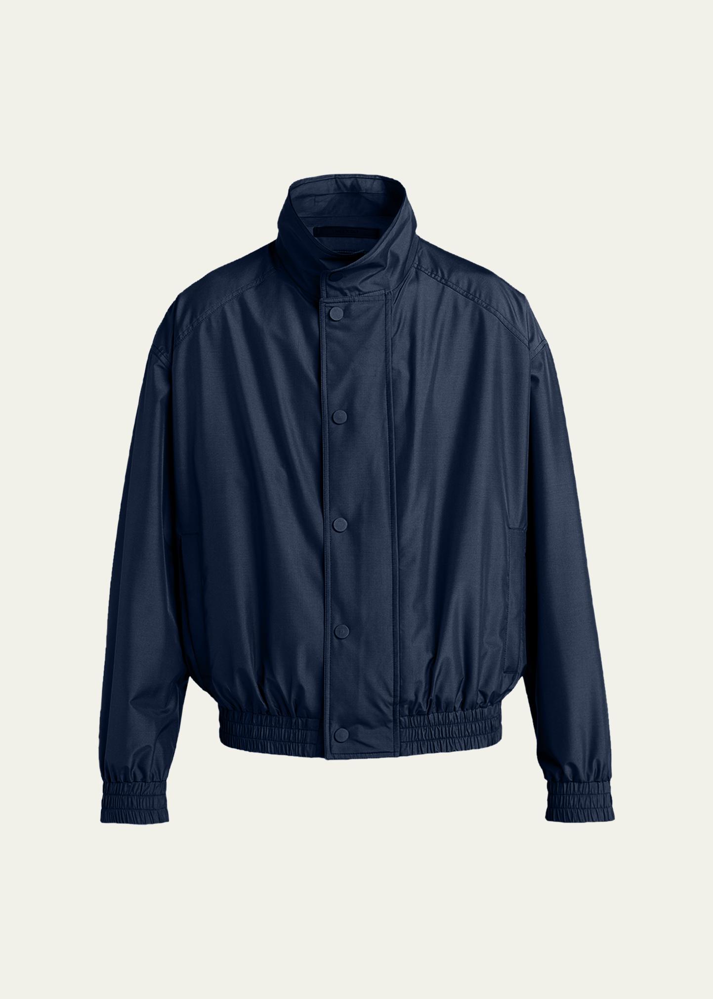 Giorgio Armani Men's Oversized Snap-Front Bomber Jacket - Bergdorf