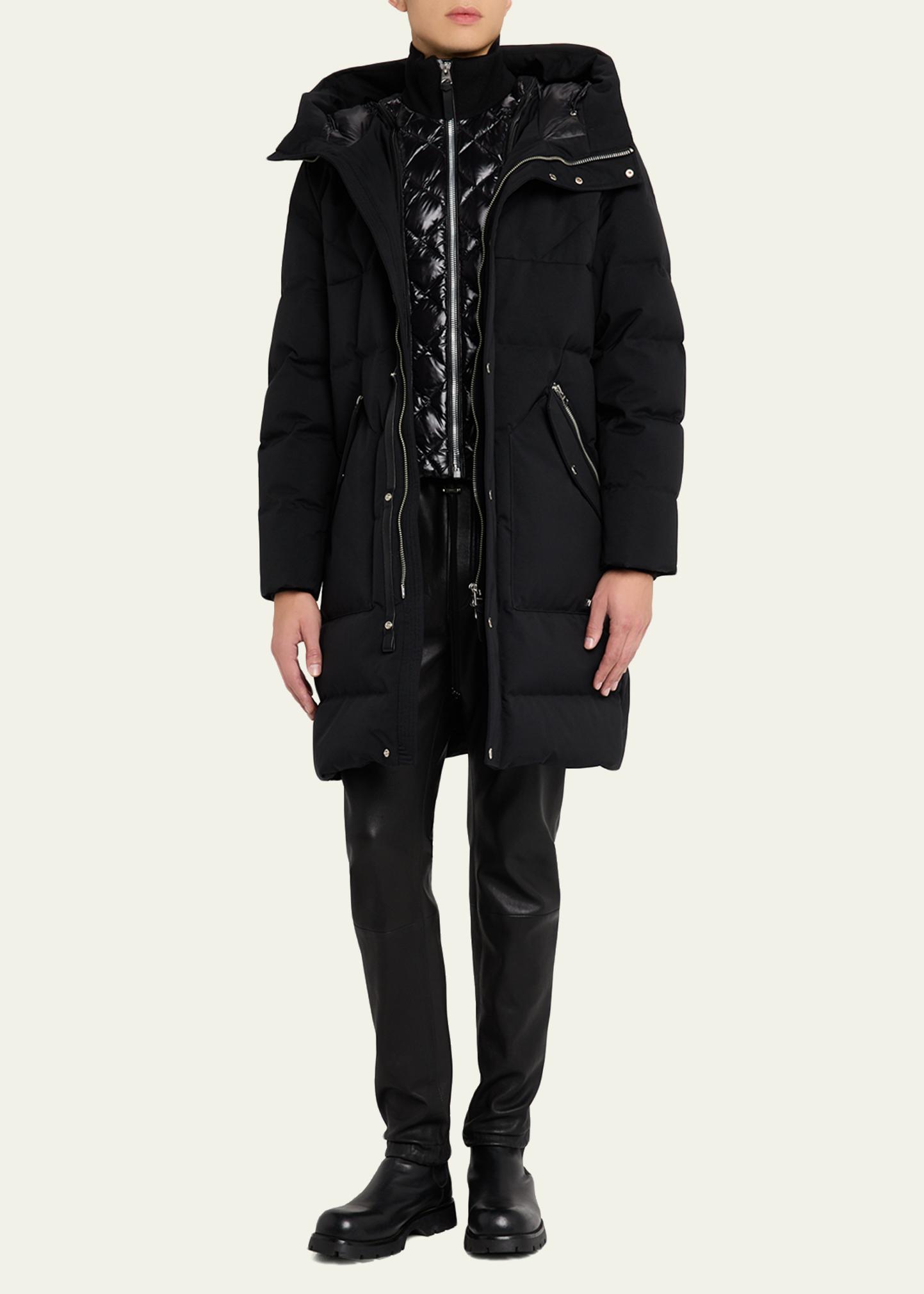 Mackage Men's Werner-Z Quilted Down Parka with Removable Bib