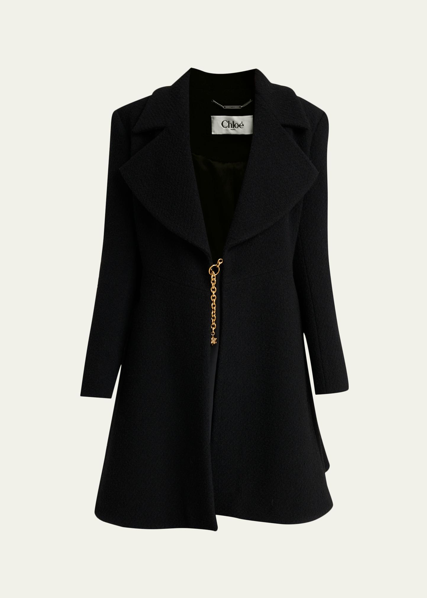 Chloé Boucle Wool-Blend Coat - Bergdorf Goodman