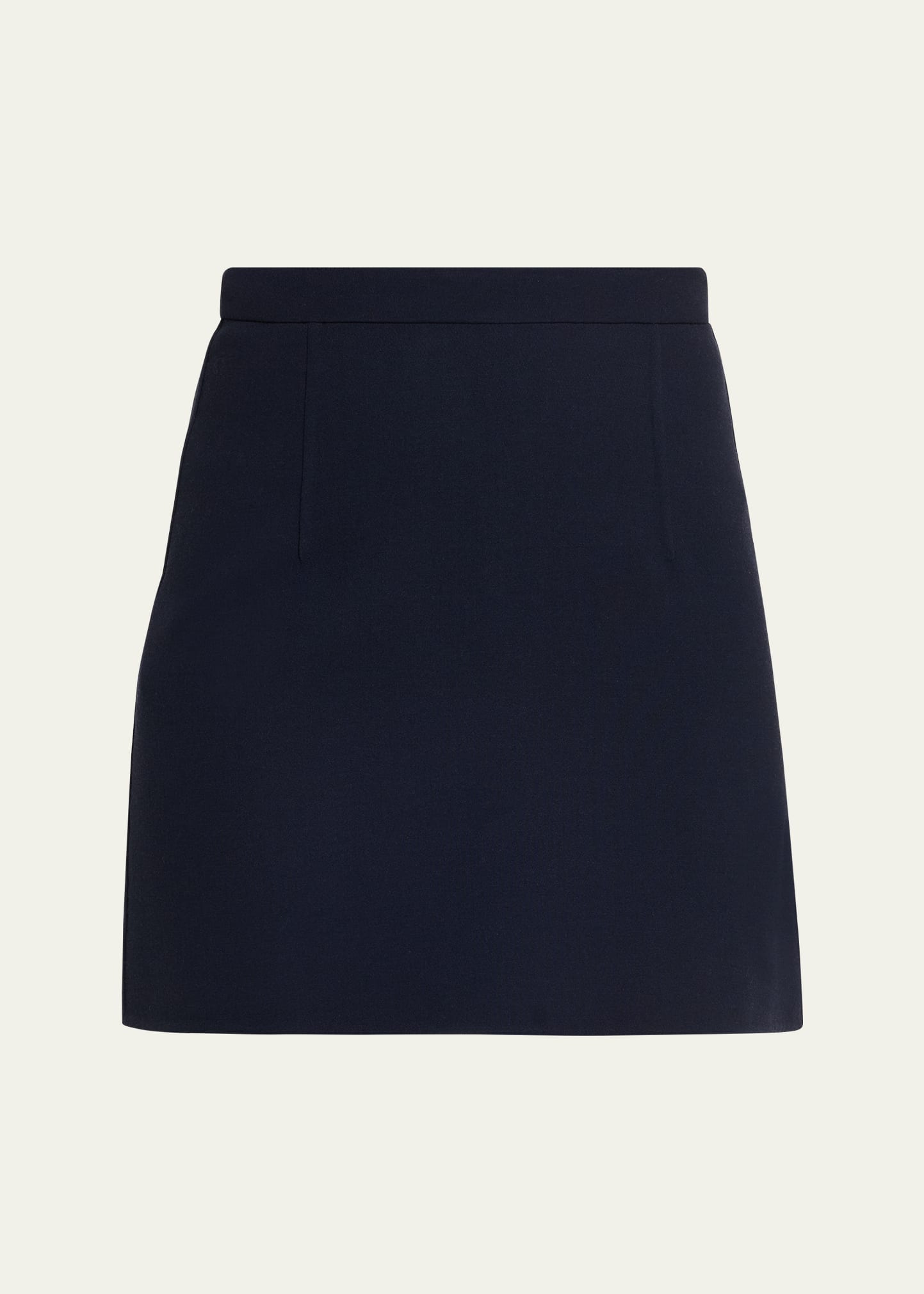 マメクロゴウチ Wool High Waisted Mini Skirt Michael Kors Collection Wool Crepe Mini Skirt - Bergdorf Goodman