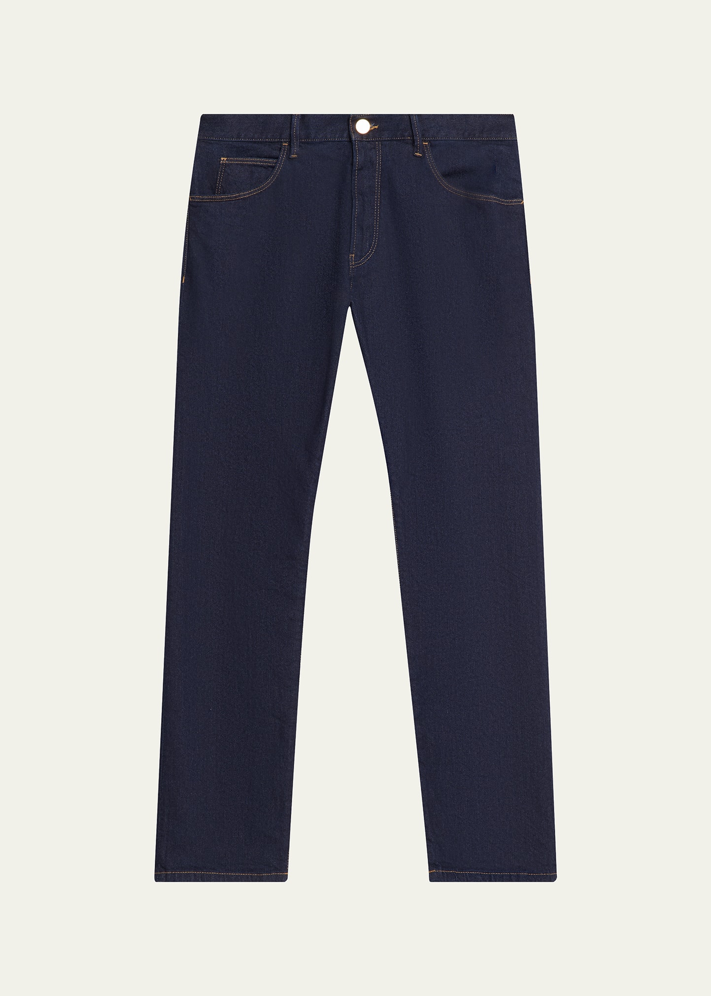 Giorgio Armani Men's Dark-Wash Denim Straight-Leg Jeans - Bergdorf