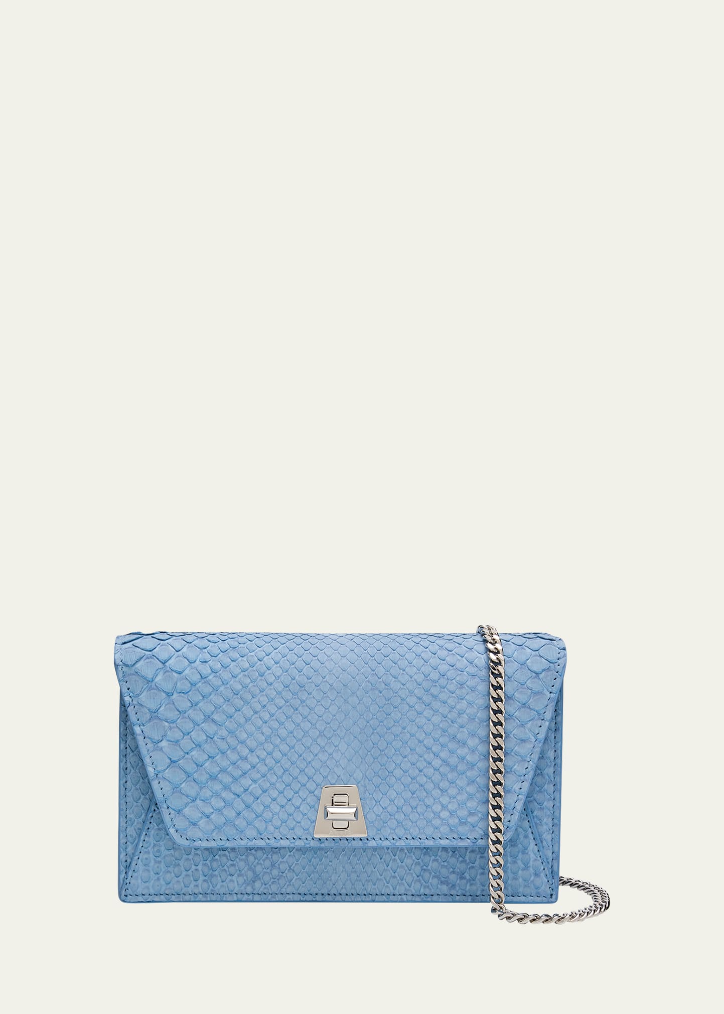 Akris Anouk Snakeskin Suede Envelope Clutch Bag - Bergdorf Goodman