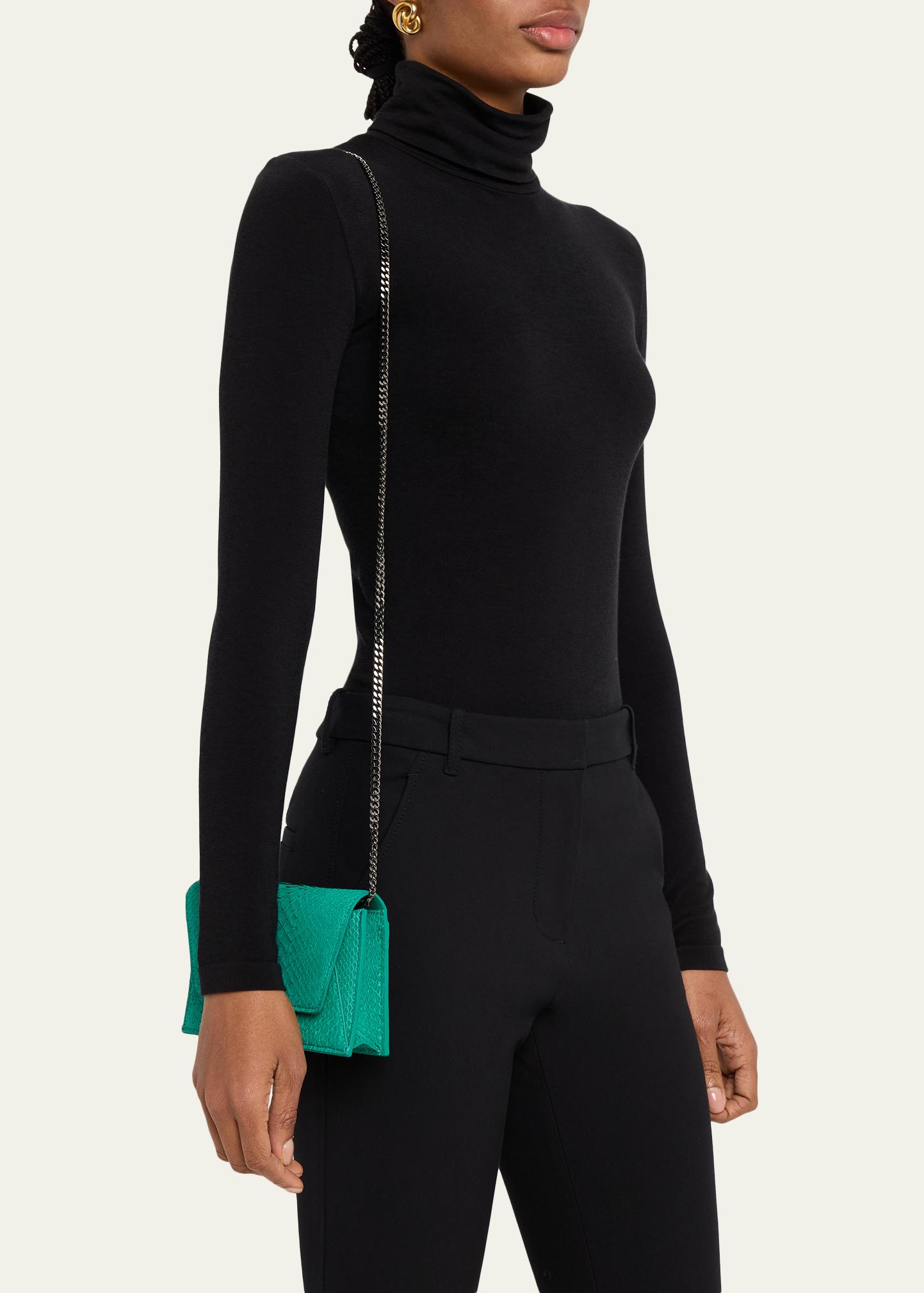 Akris Anouk Snakeskin Suede Envelope Clutch Bag - Bergdorf Goodman