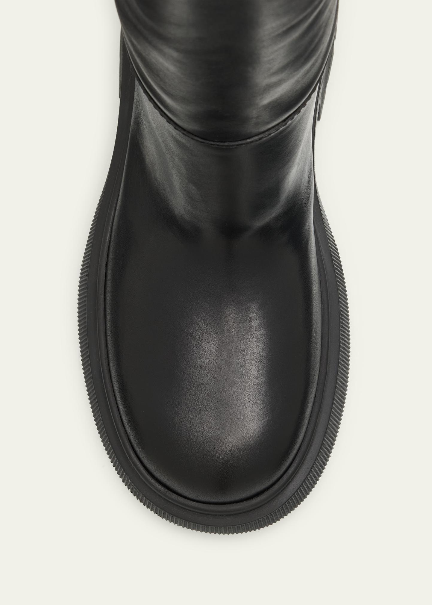 Jimmy Choo 70mm Tasmin Leather Knee Boots - Bergdorf Goodman