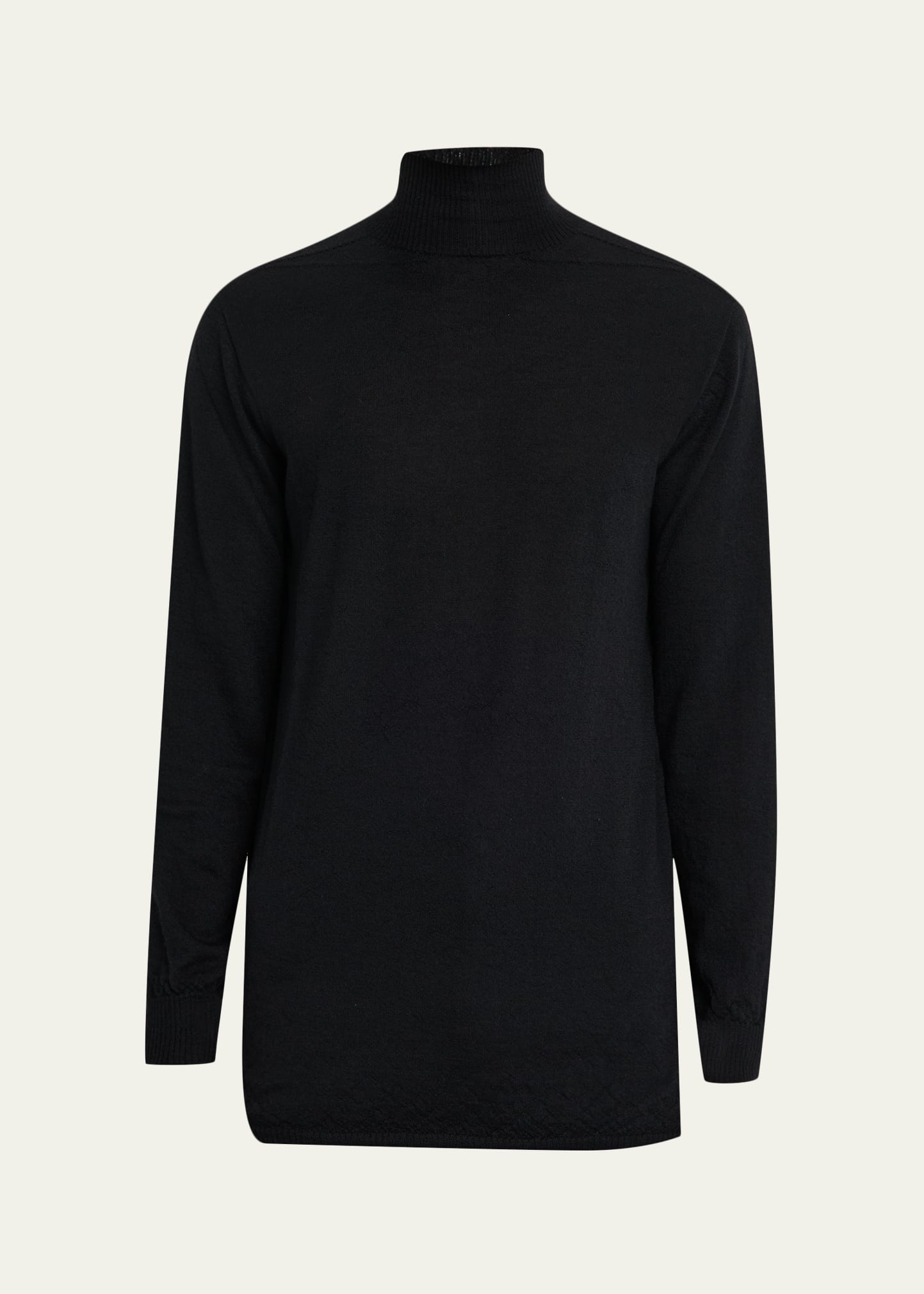Rick Owens Men's Cashmere Oversized Turtleneck Sweater - Bergdorf