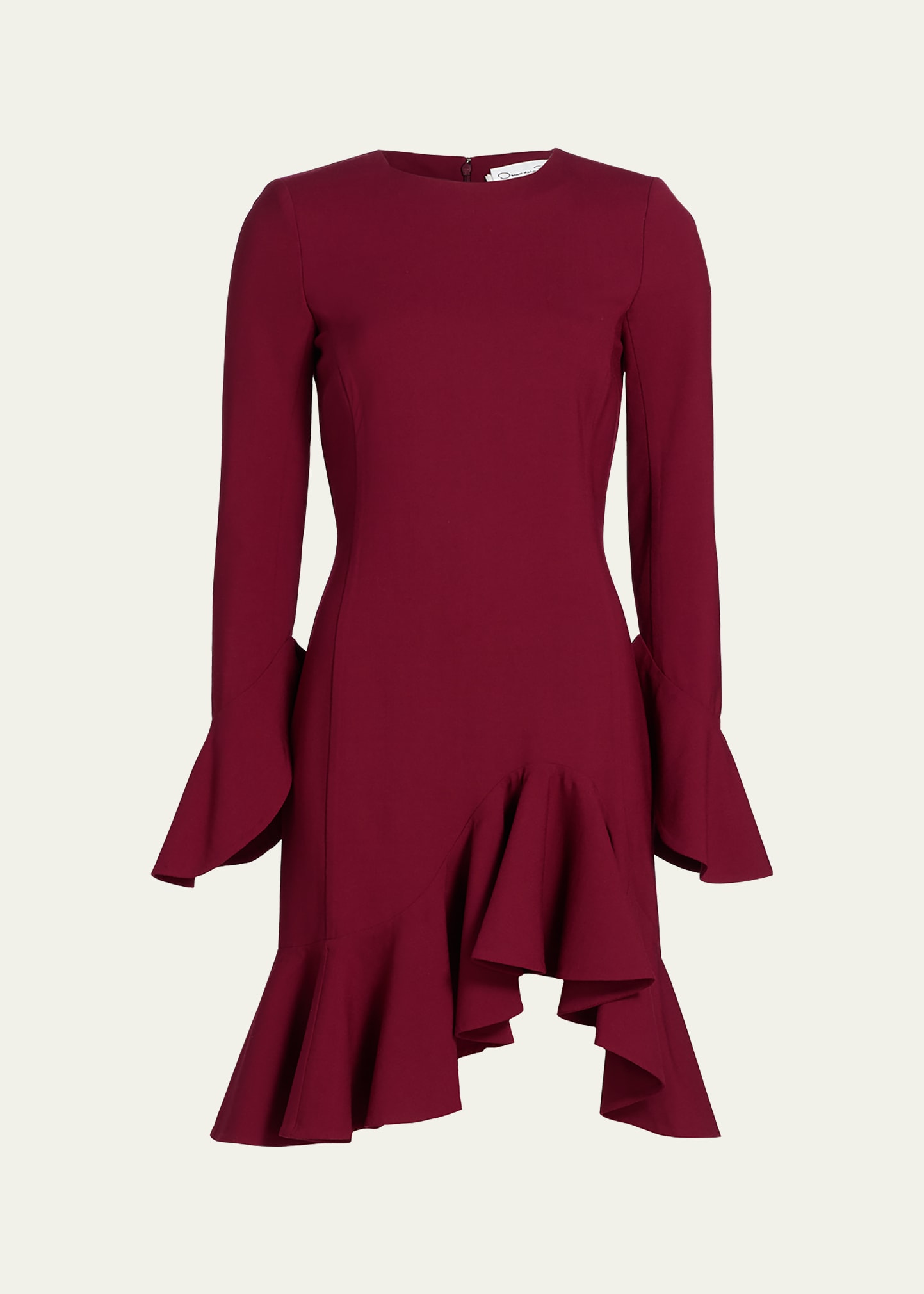 knee length dresses for ladies Black Sheer Sleeve Bodycon Mini Dress main image 1
