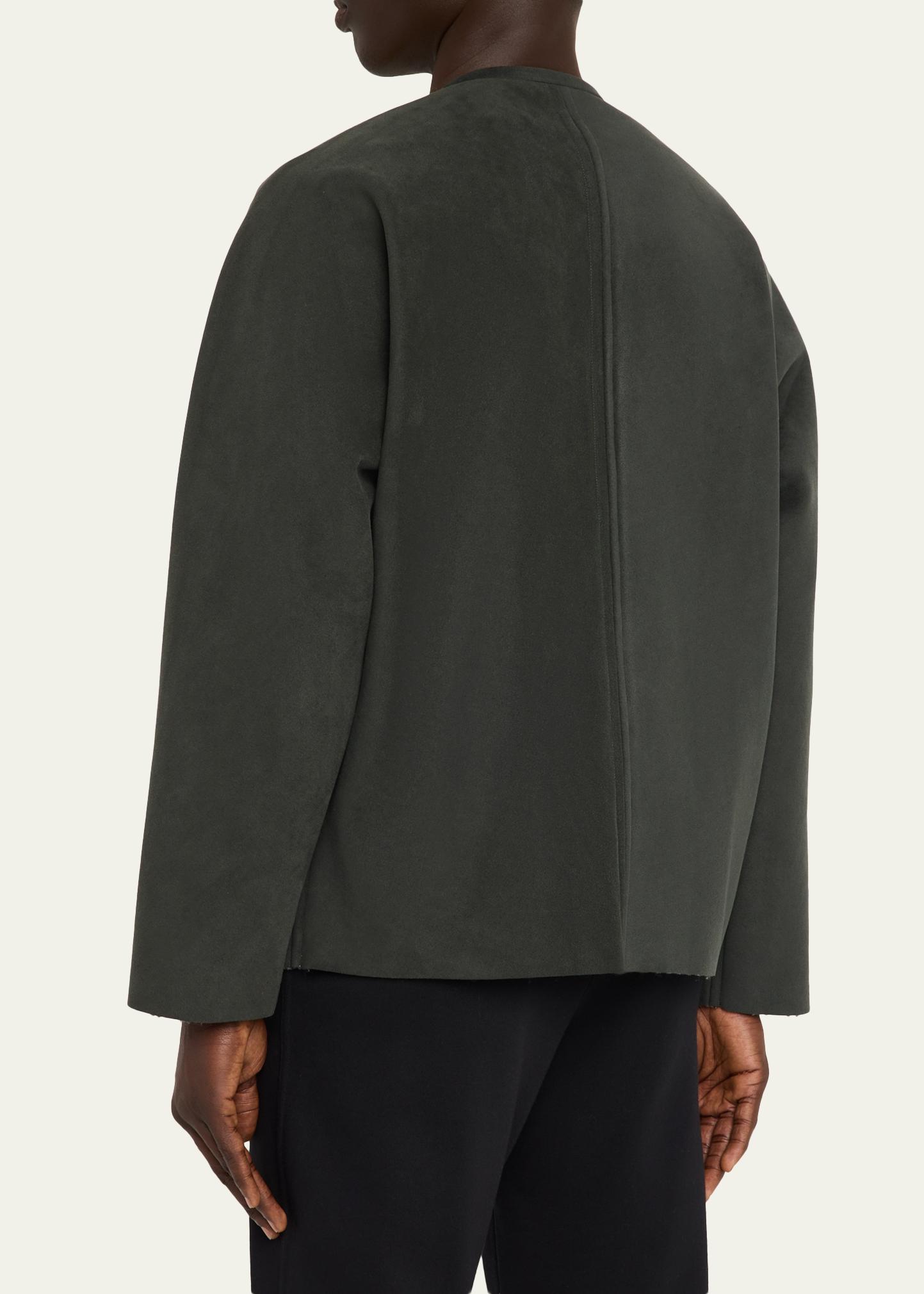 roku fakeleather×boa zip blouson IM MEN Men's Ultra Boa Faux Suede Full-Zip Blouson - Bergdorf Goodman