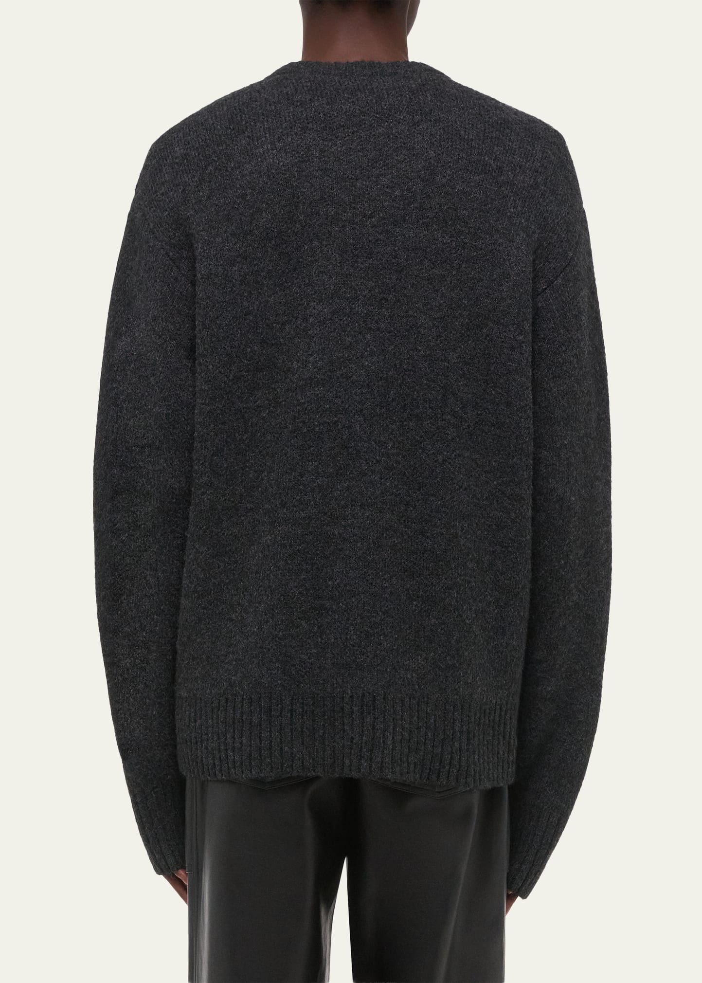 Helmut Lang Men's HL Logo Crewneck Sweater - Bergdorf Goodman