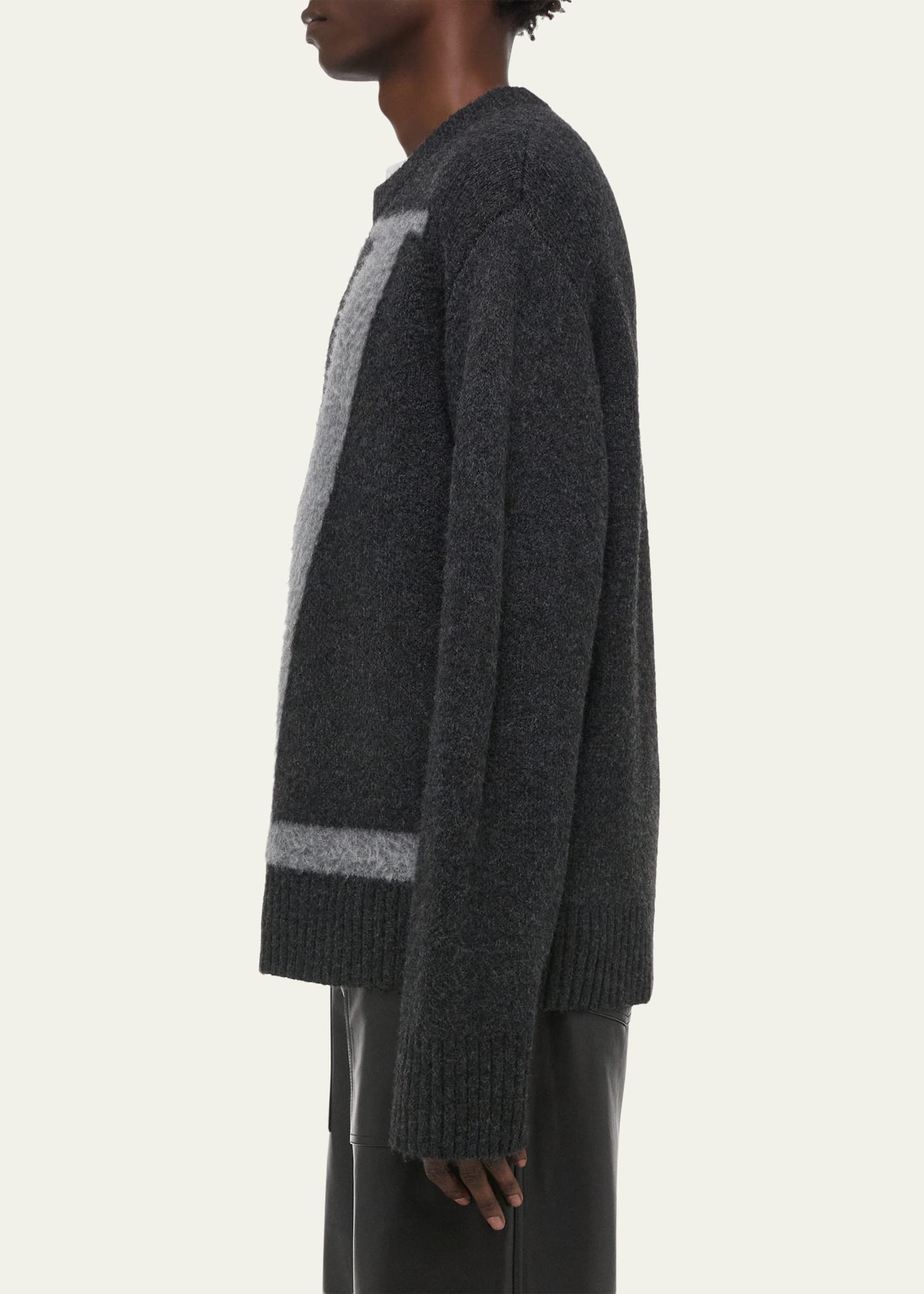 エルフ・モール公式アカウント09HELMUT LANG セーター Helmut Lang Men's HL Logo Crewneck Sweater - Bergdorf Goodman