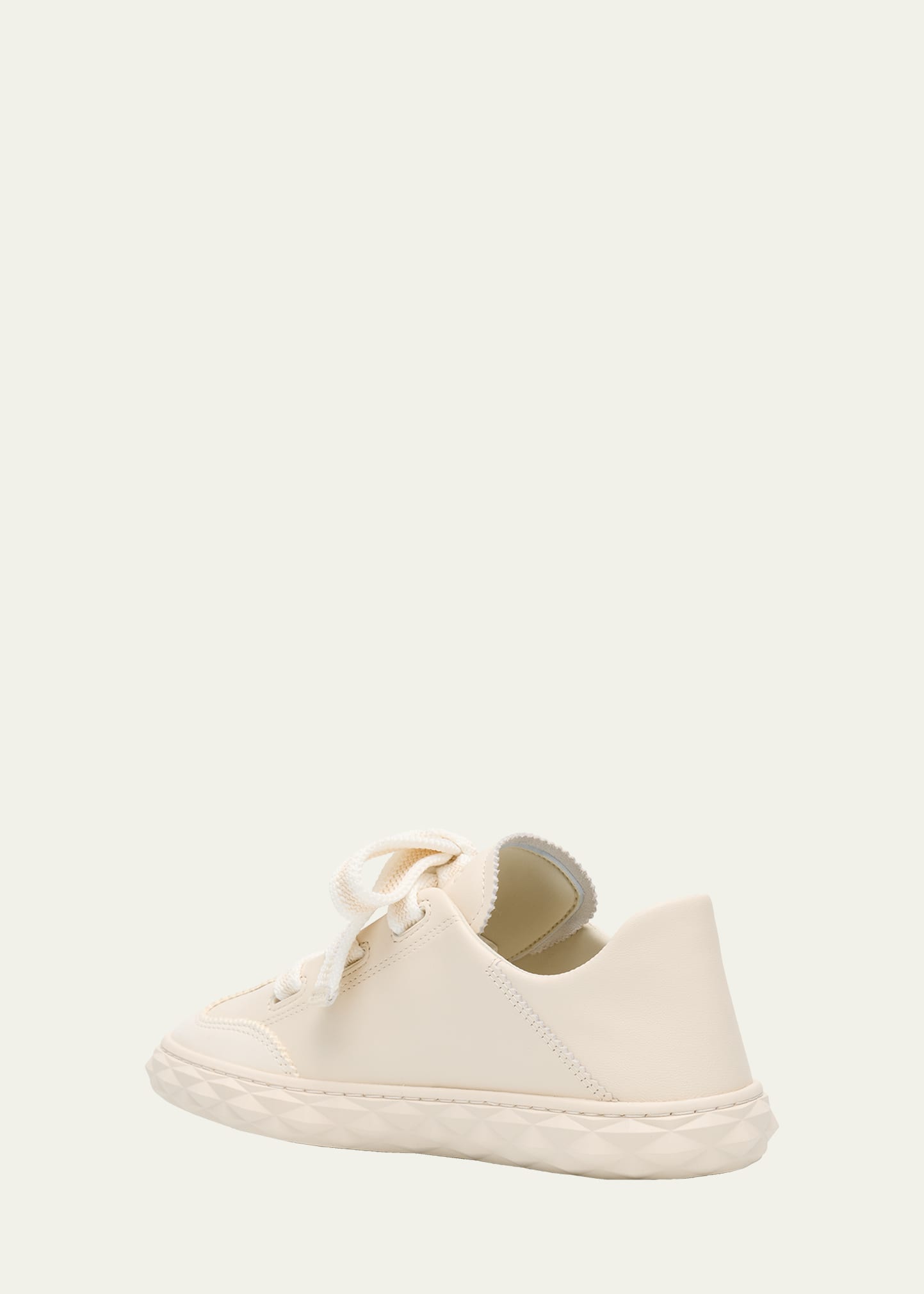 Jimmy Choo Diamond Flex Lightweight Leather Trainers with