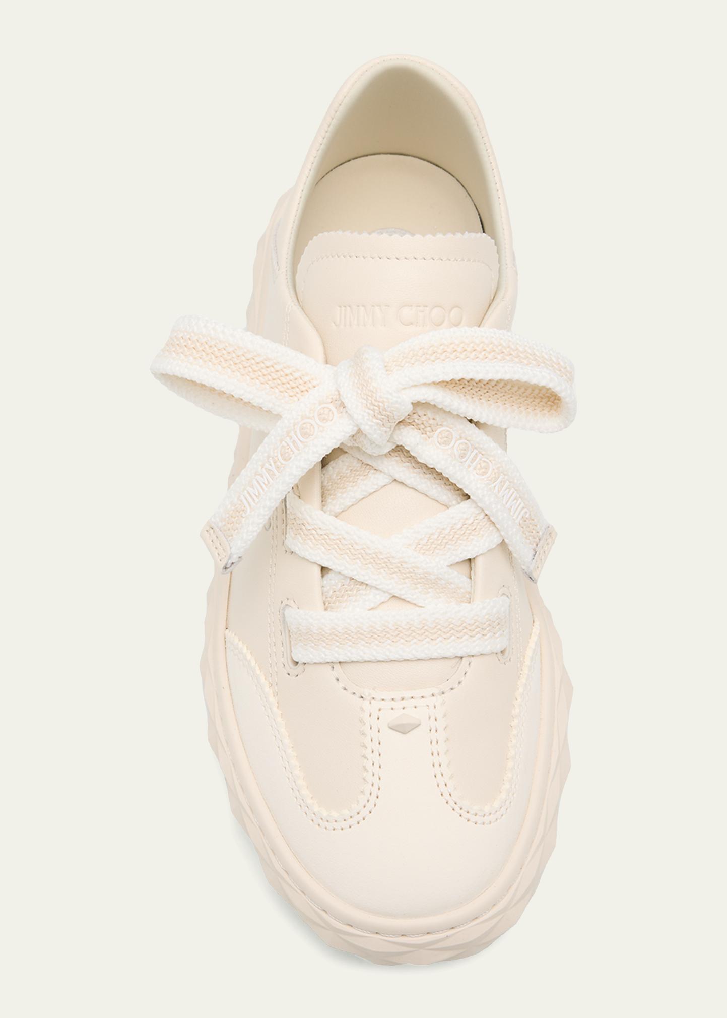 Jimmy Choo Diamond Flex Lightweight Leather Trainers with
