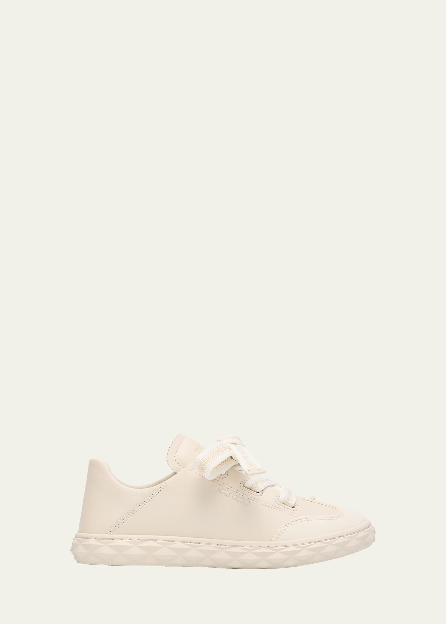 Jimmy Choo Diamond Flex Lightweight Leather Trainers with