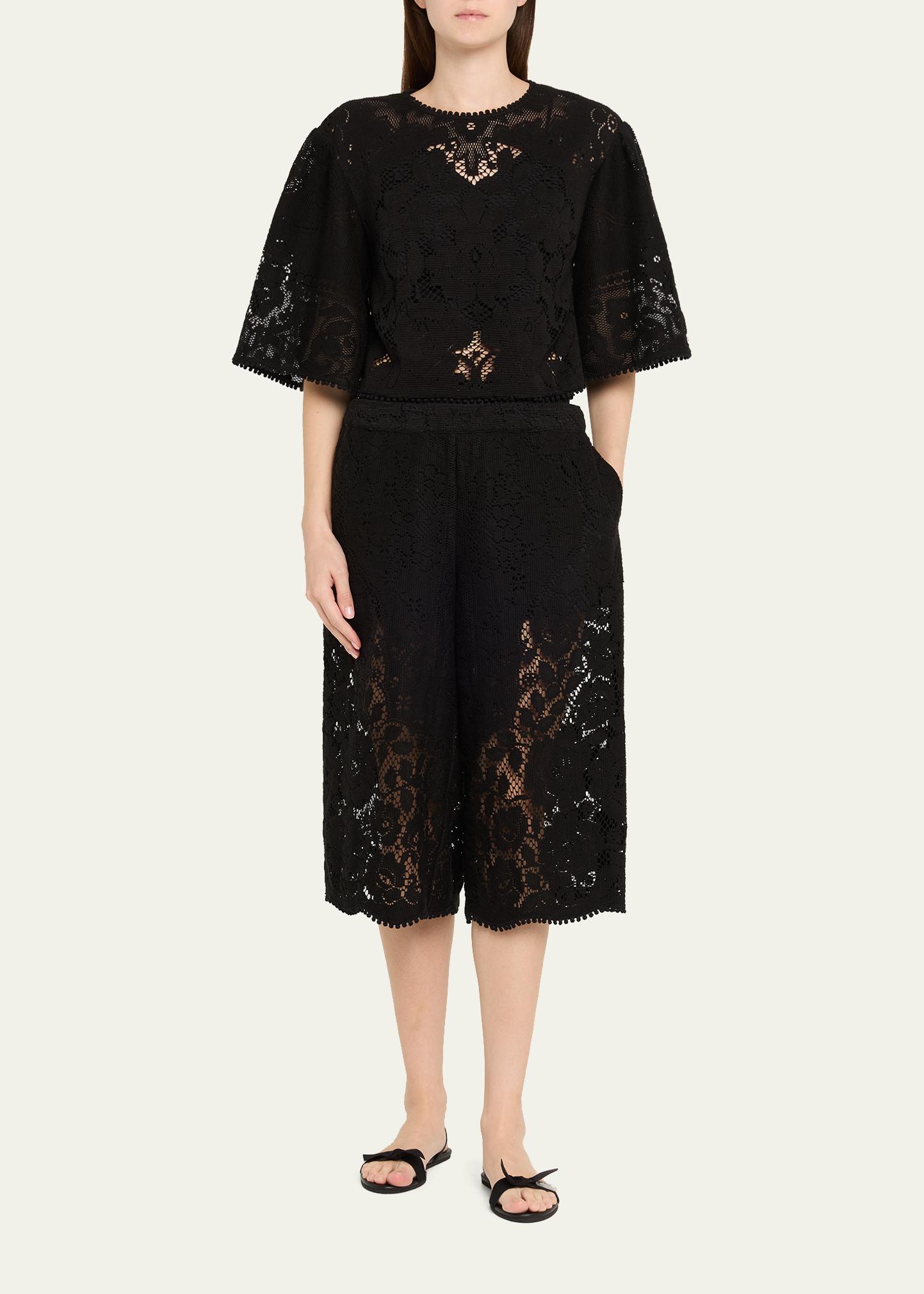 Sea Arianna Floral Lace Culottes - Bergdorf Goodman