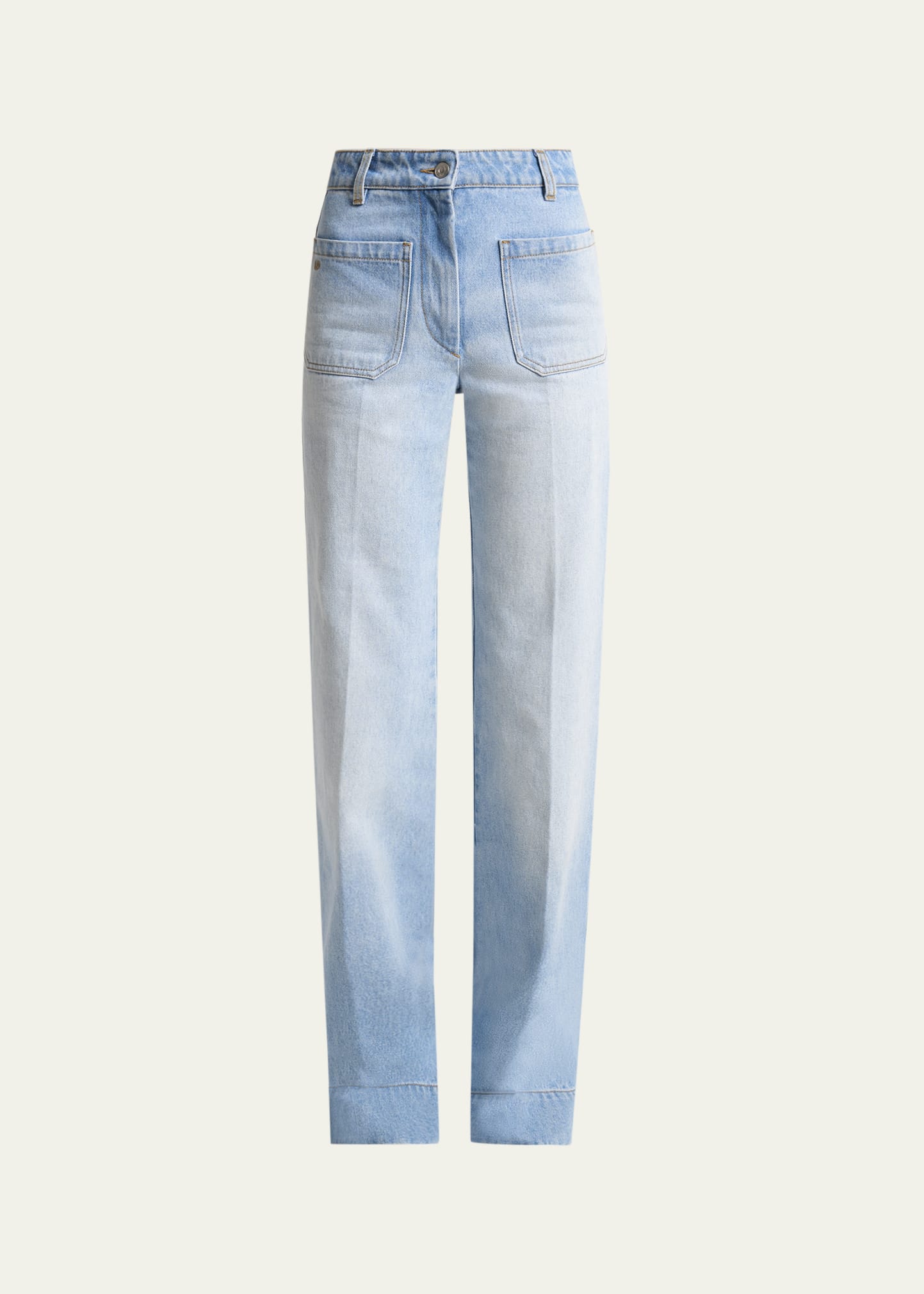 Victoria Beckham Alina Front Pocket Flare Jeans - Bergdorf Goodman