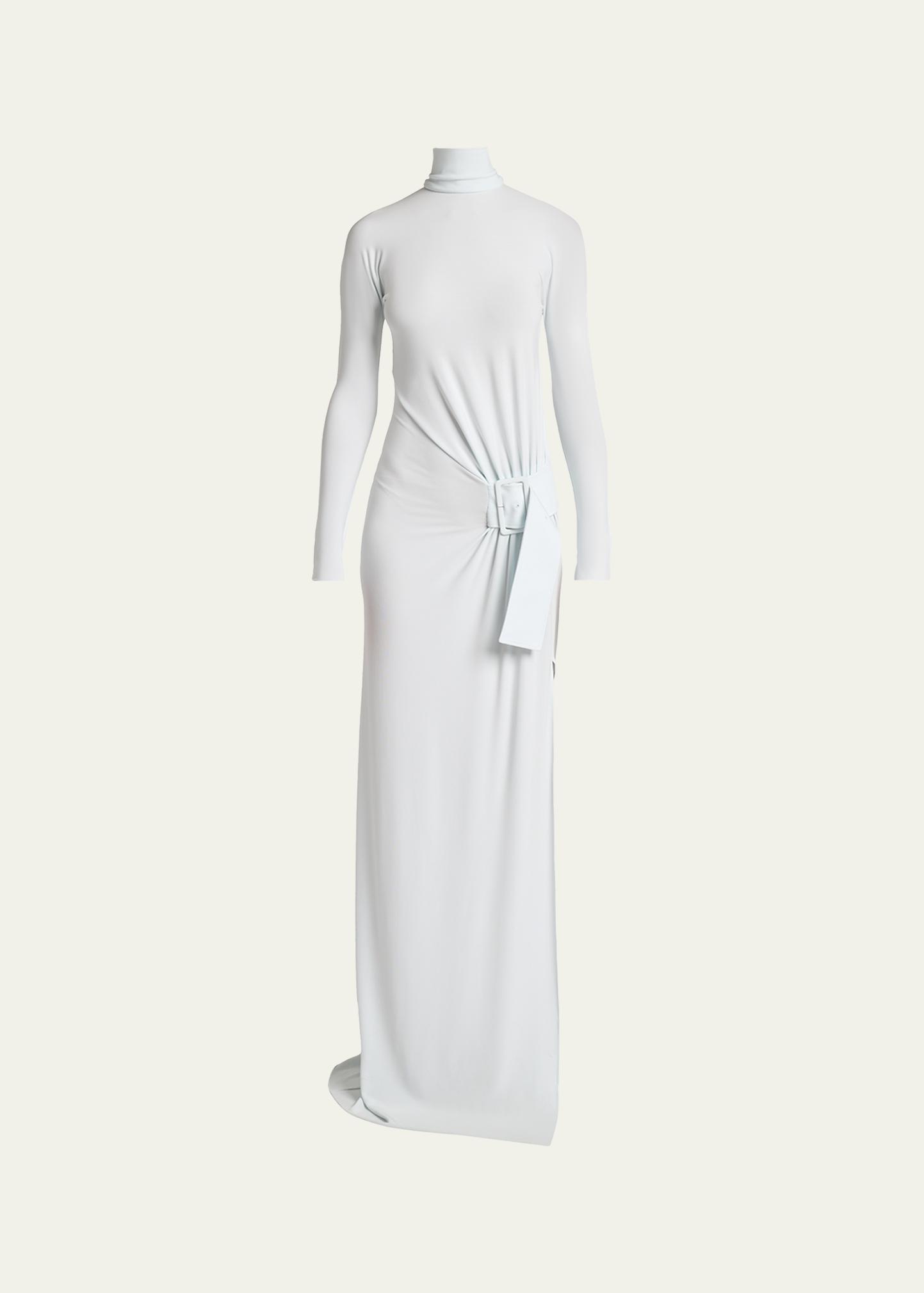 images for prom dresses KissProm Light Blue Beaded Long Dress, Sky Blue / 8 Zimmermann Valiant Tucked Midi Herringbone Backless Neckline Size:(00)3-6 Months