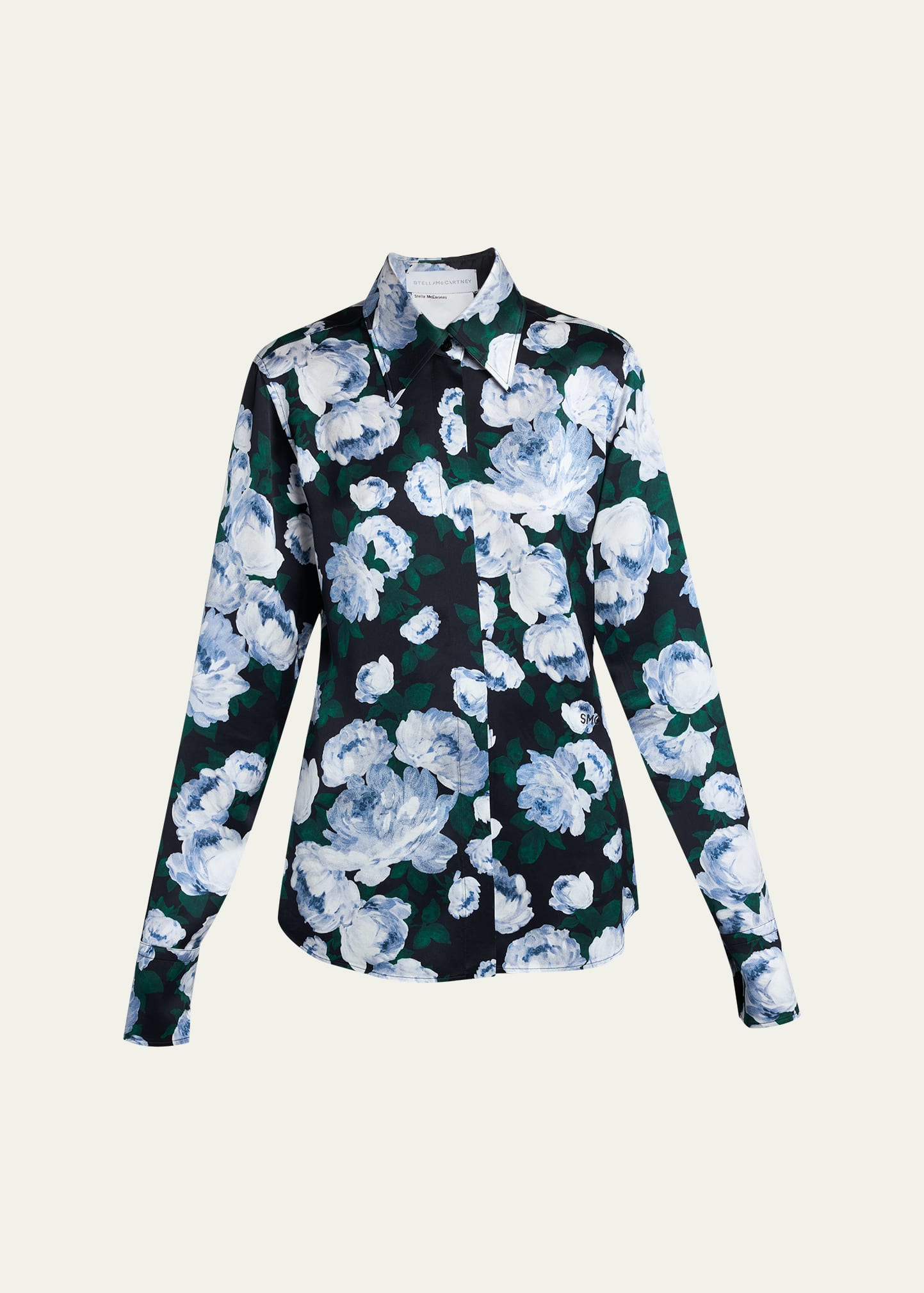 Stella McCartney Bunch Of Roses Button-Down Shirt - Bergdorf Goodman