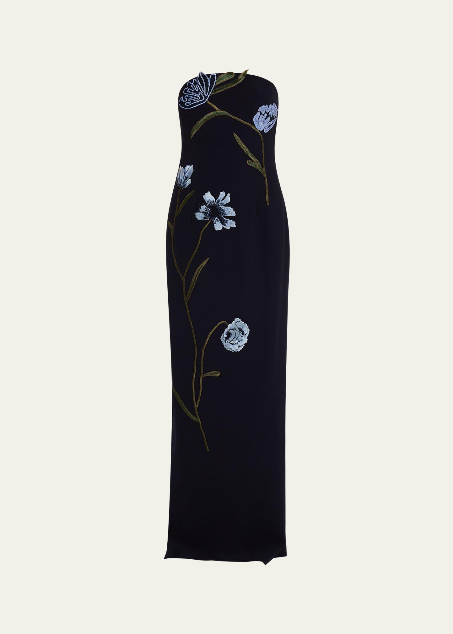 Chemisier LELA ROSE En Dentelle Bleu - Épaules Dénudées - Taille 4 - Neuf Avec étiquettes