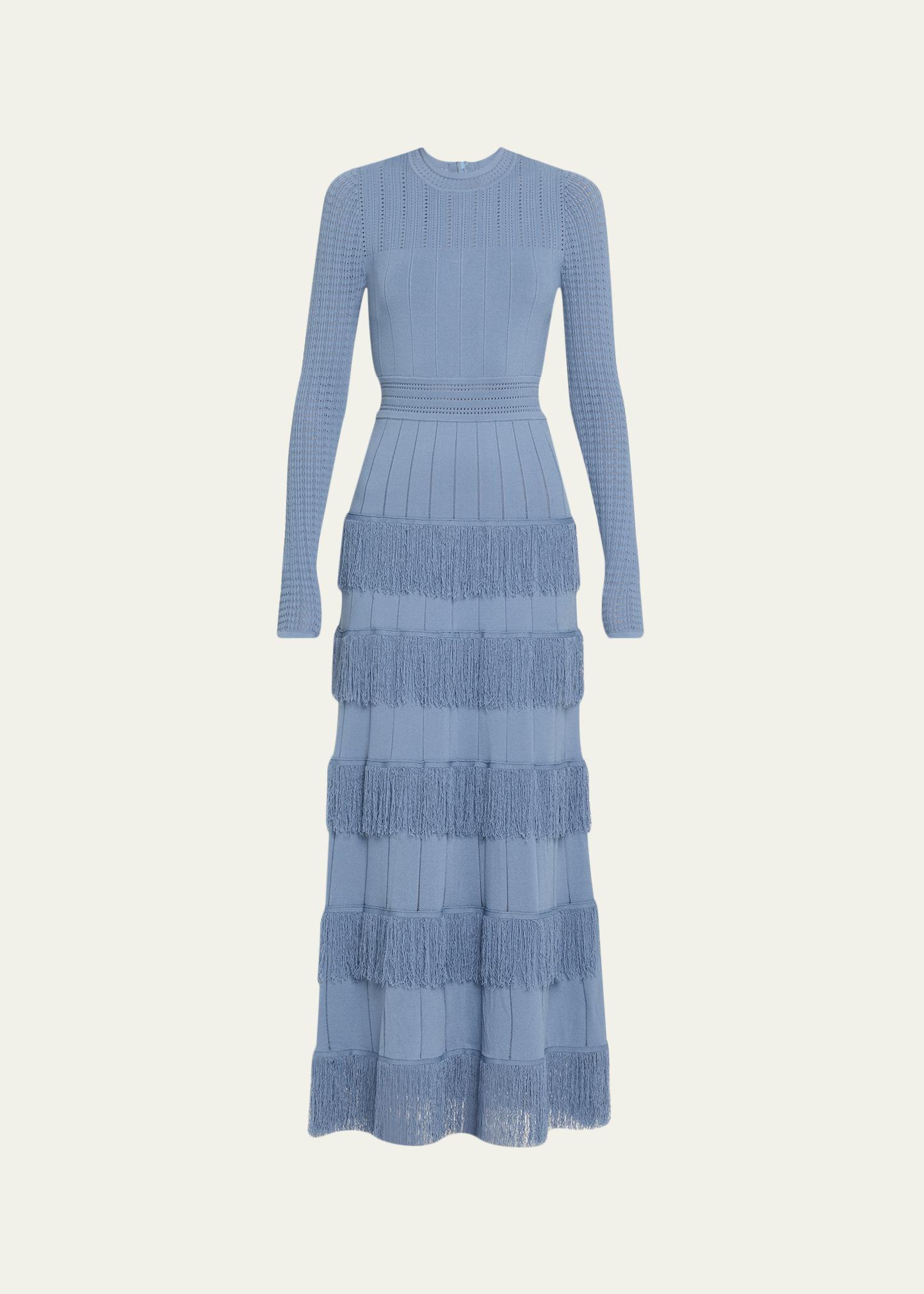 simple white cotton dress Few Moda | Ophelia Organic Color:Blue-White gorgeous textured cotton Prom Dress Encore Bridal bamboo dress