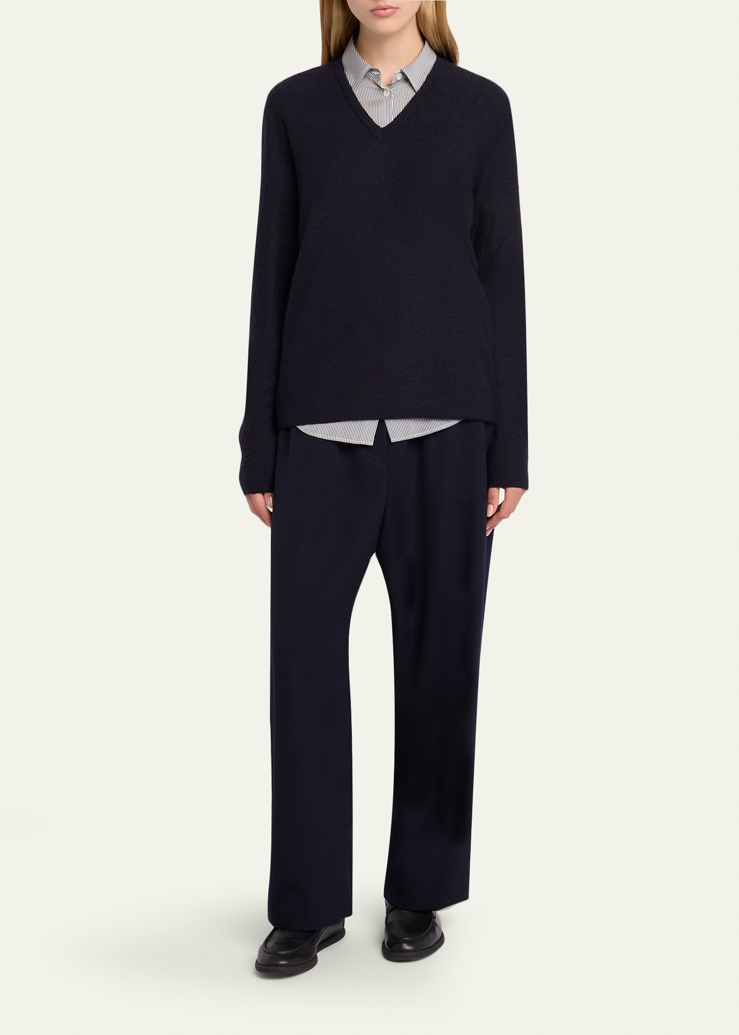 THE ROW Orieno Wide-Leg Pull-On Pants - Bergdorf Goodman