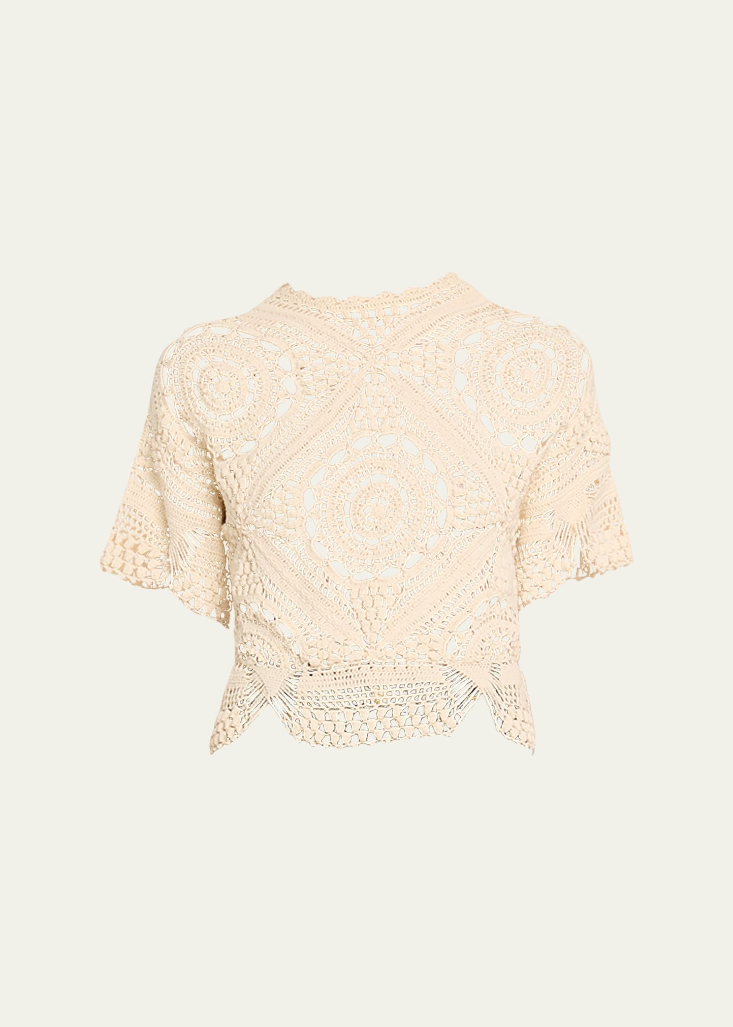 Ulla Johnson Maddalena Handmade Crochet Top - Bergdorf Goodman