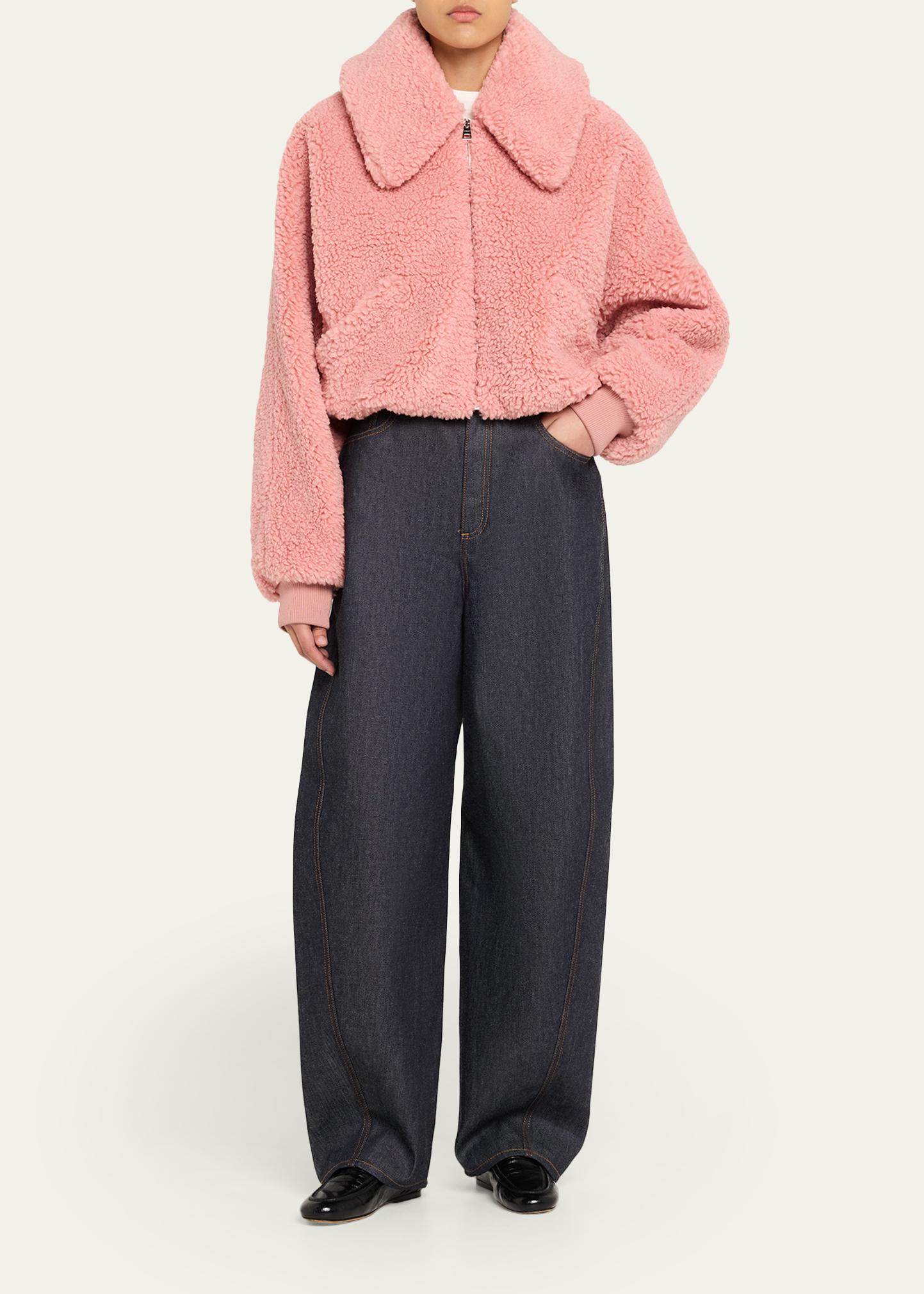 Givenchy Faux Fur Cropped Bomber Jacket - Bergdorf Goodman