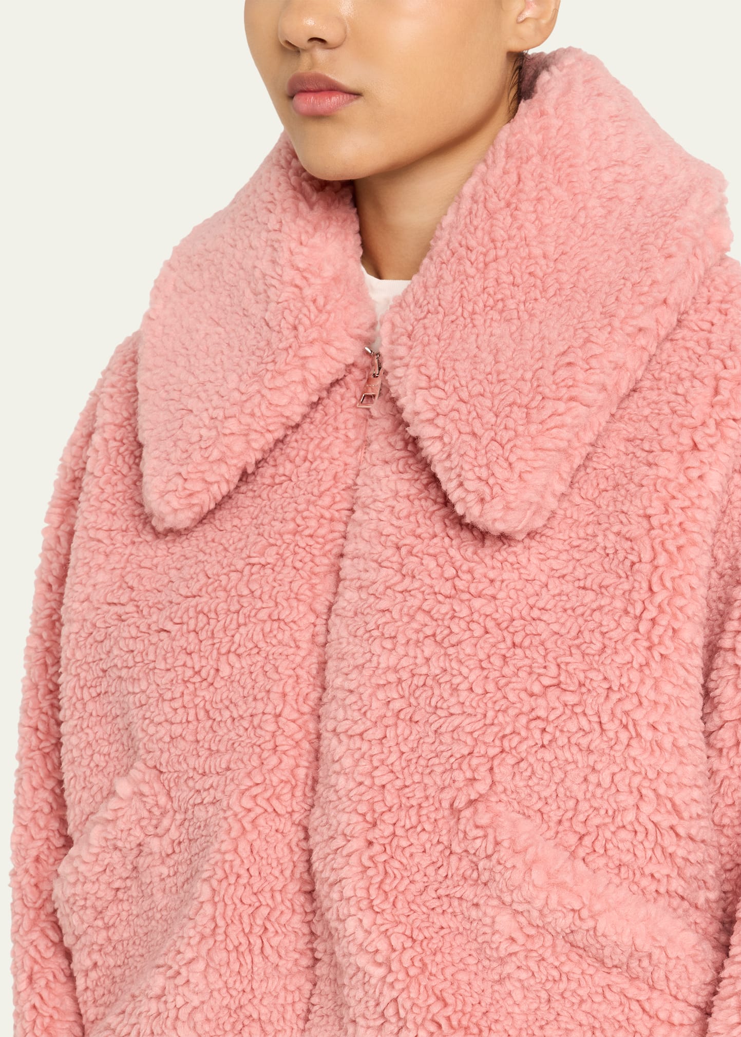 Givenchy Faux Fur Cropped Bomber Jacket - Bergdorf Goodman