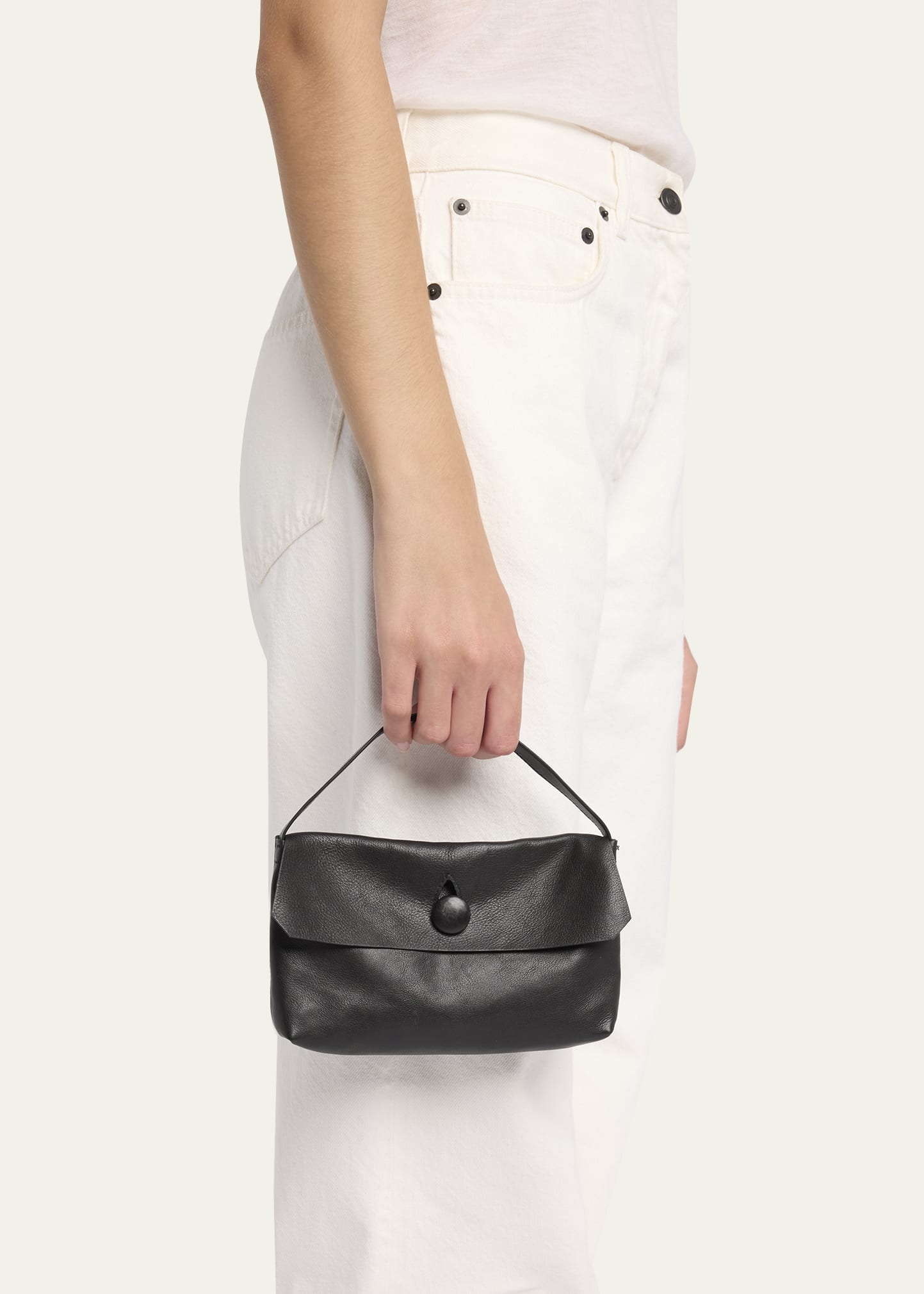 THE ROW Sally Top-Handle Bag in Supple Leather - Bergdorf Goodman